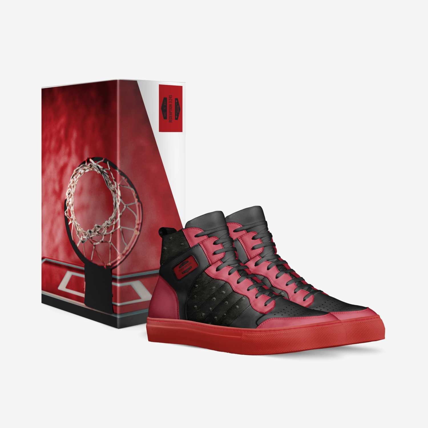 Redemption 3:24s custom made in Italy shoes by Tim Jones | Box view