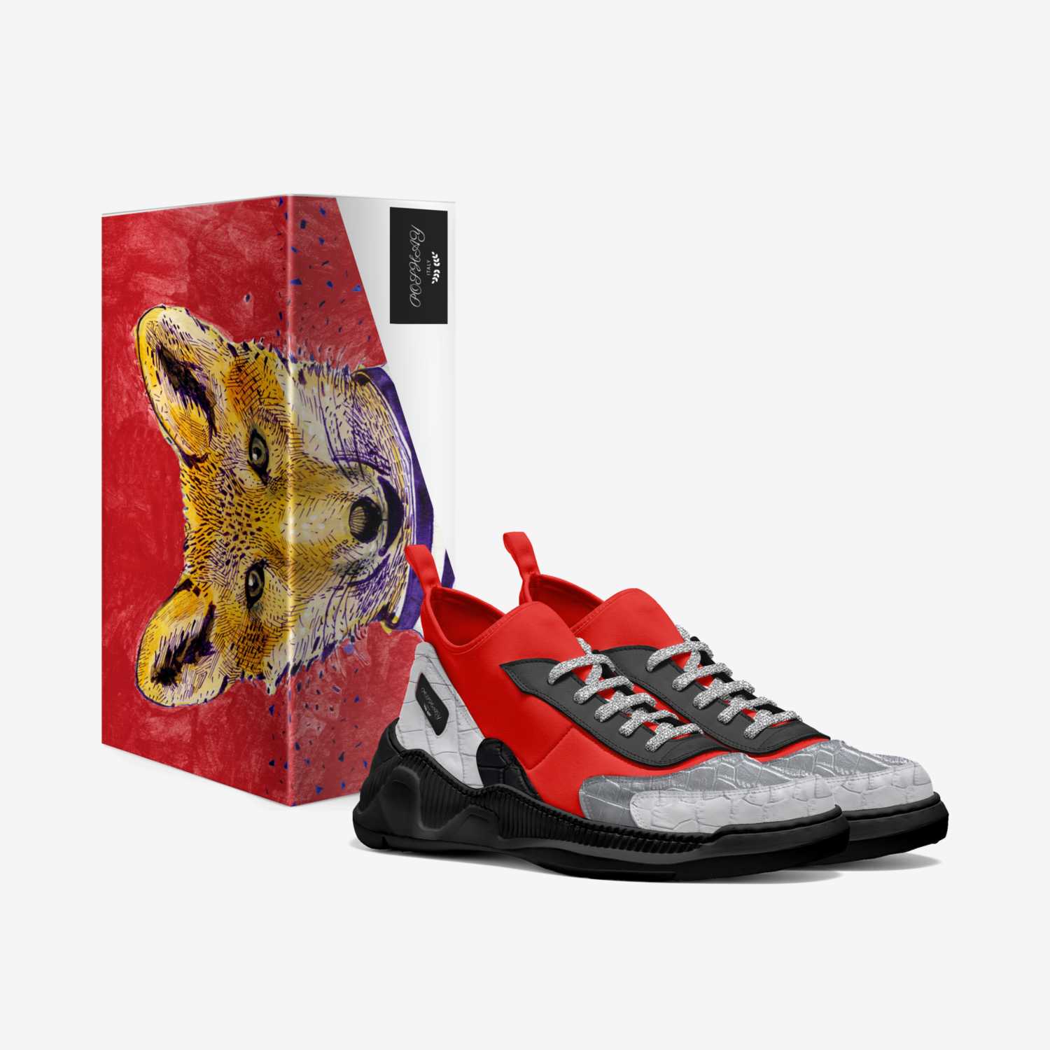 POSHAY custom made in Italy shoes by Siaka Keita | Box view