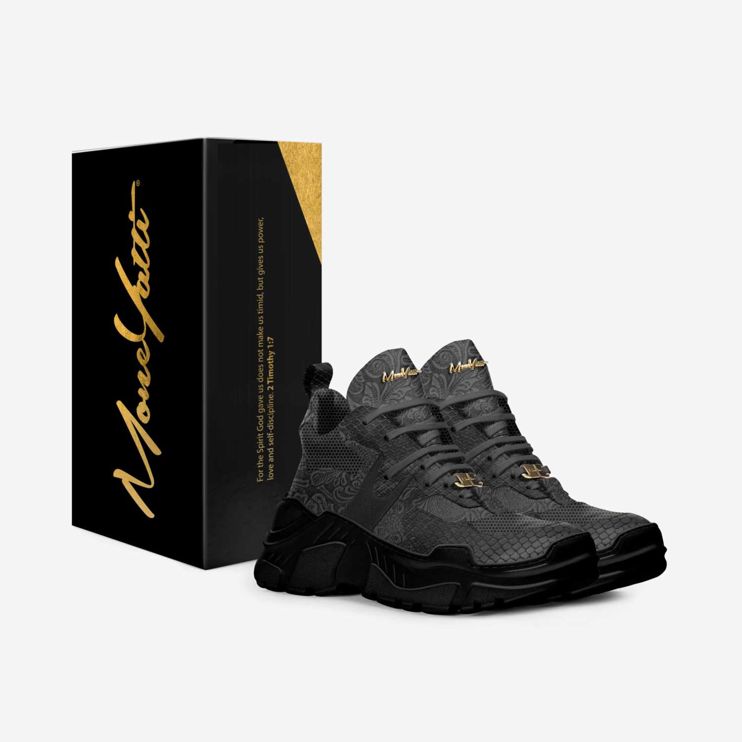 Masterpiece 015 custom made in Italy shoes by Moneyatti Brand | Box view