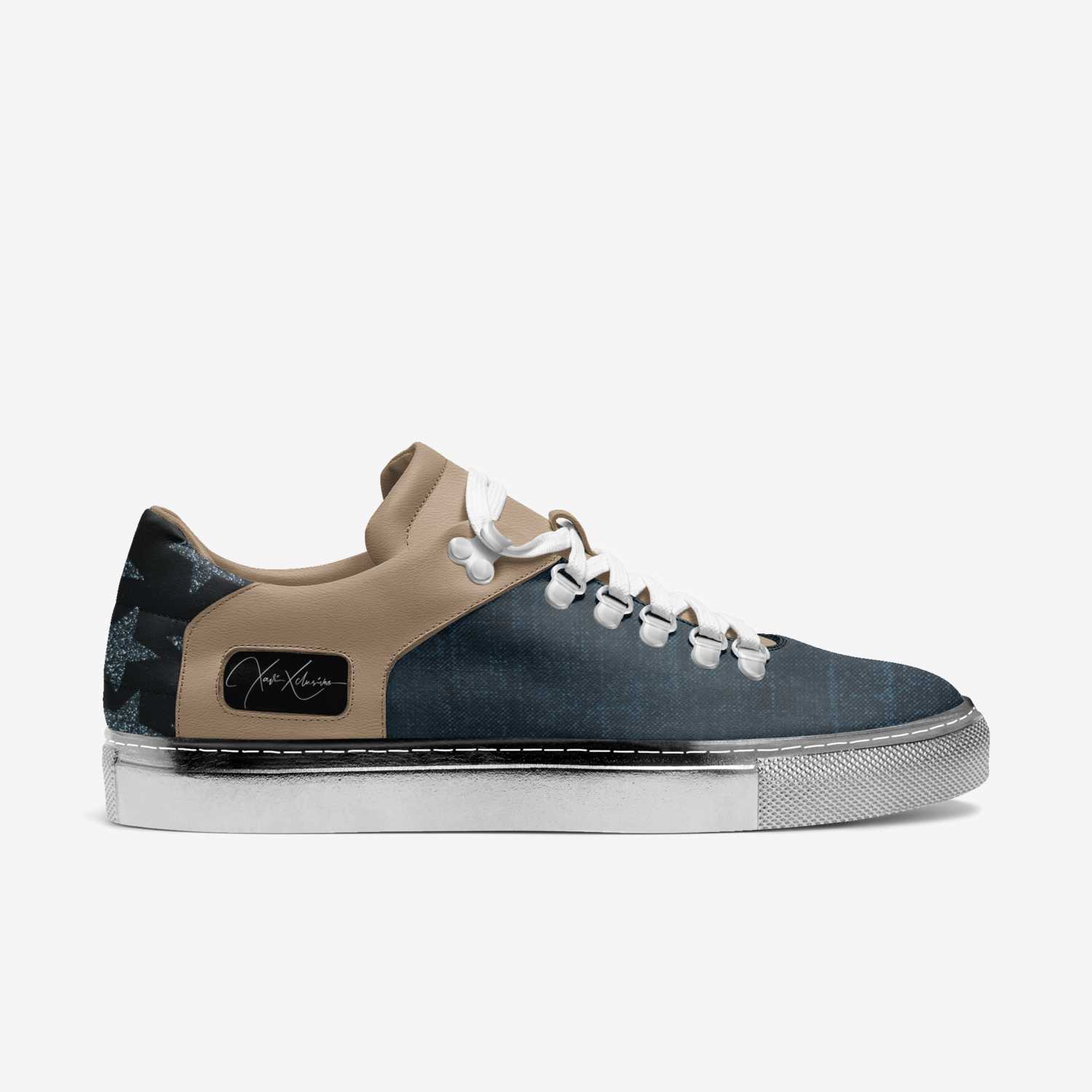 Suede X custom made in Italy shoes by Isaiah Carey | Side view