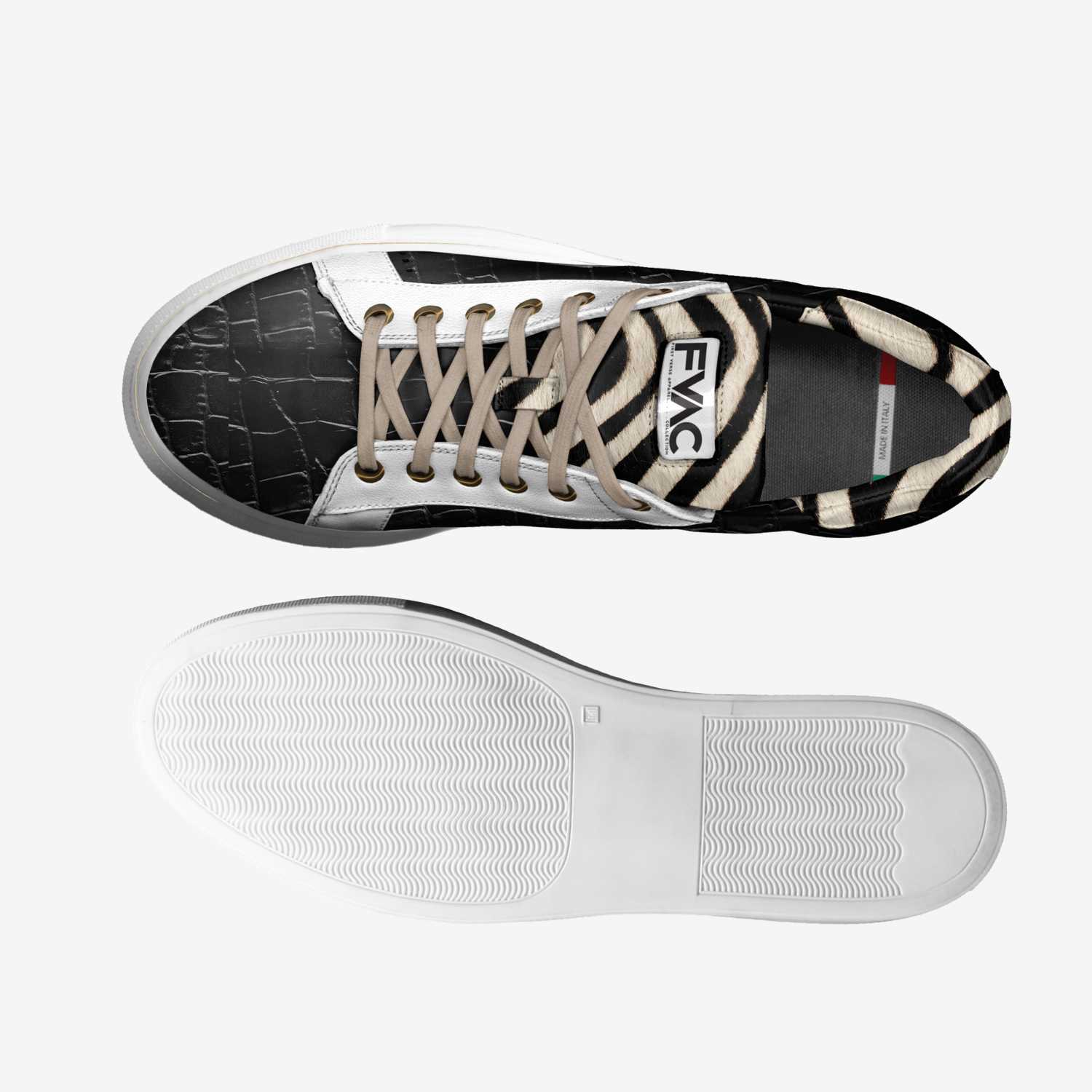 F.V.A.C custom made in Italy shoes by Curtis Harrison | Top view