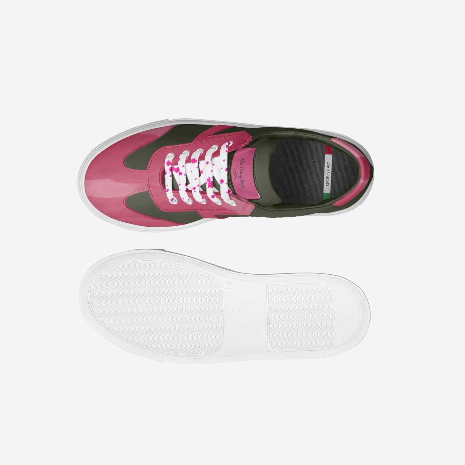 Miss Classy Style' custom made in Italy shoes by Marcie Taylor | Top view
