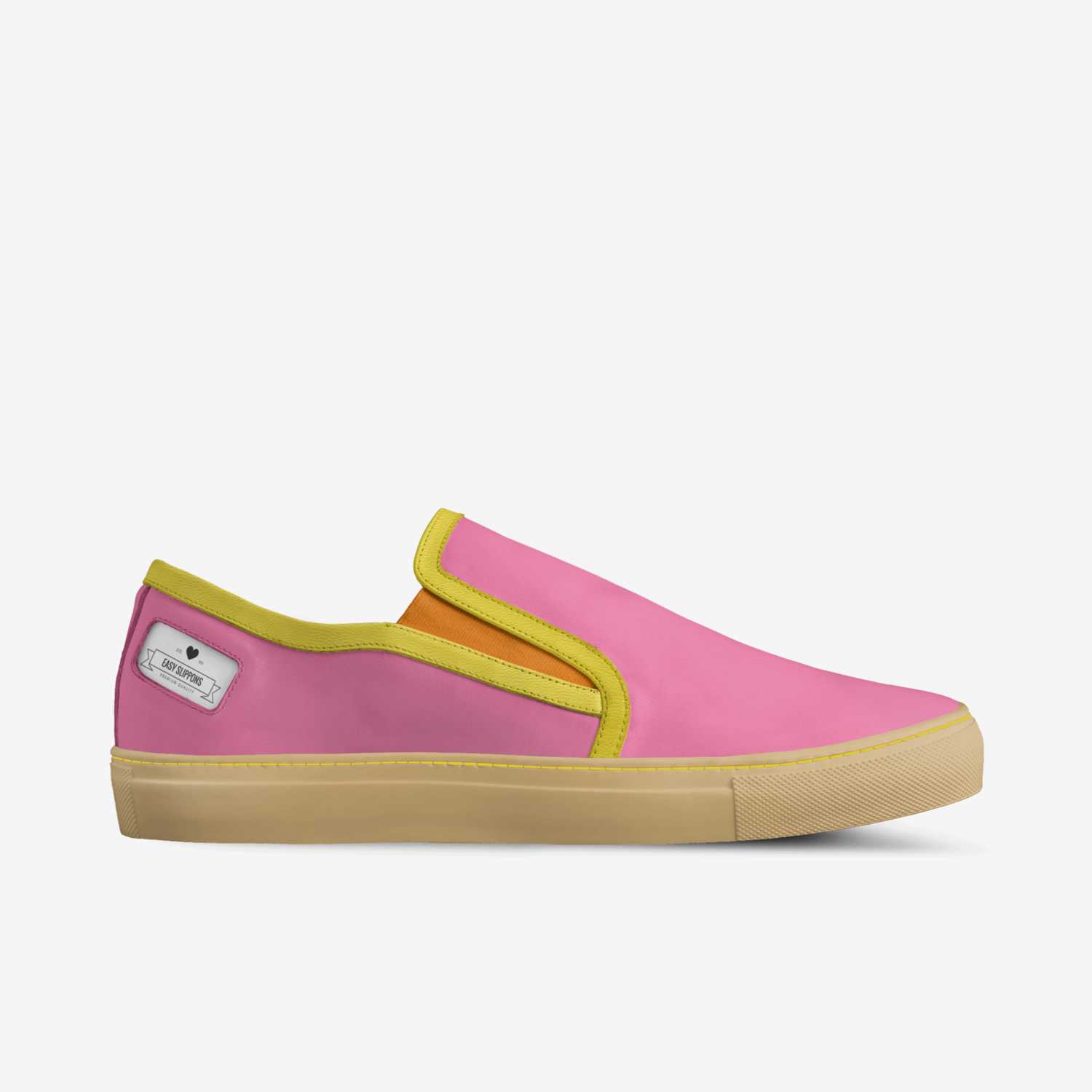 easy slippons custom made in Italy shoes by Mackenzie Phillips | Side view