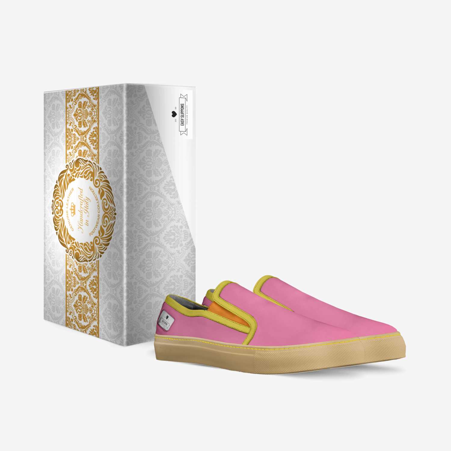 easy slippons custom made in Italy shoes by Mackenzie Phillips | Box view
