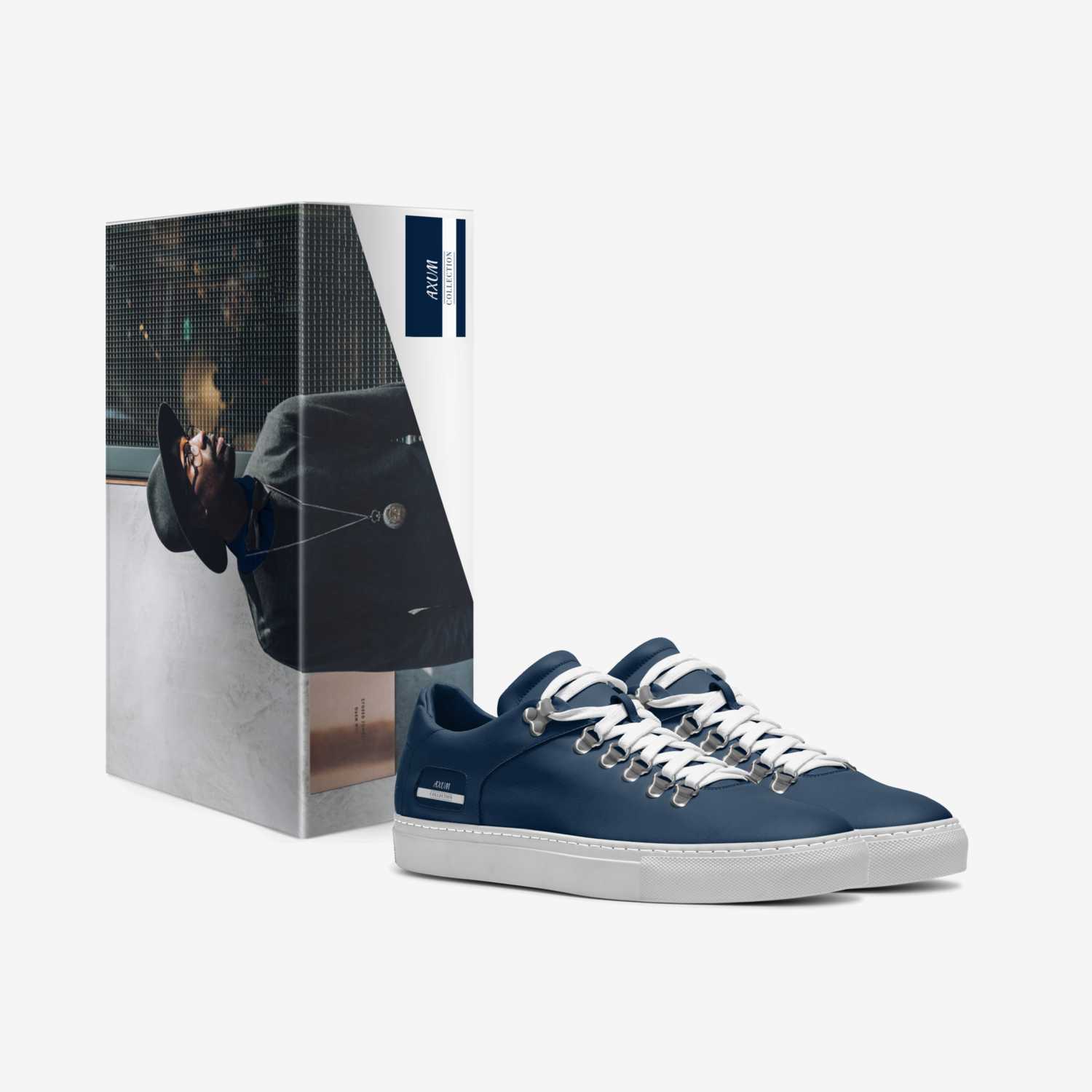 AXUM  Bianco custom made in Italy shoes by Jermaine Bennett | Box view