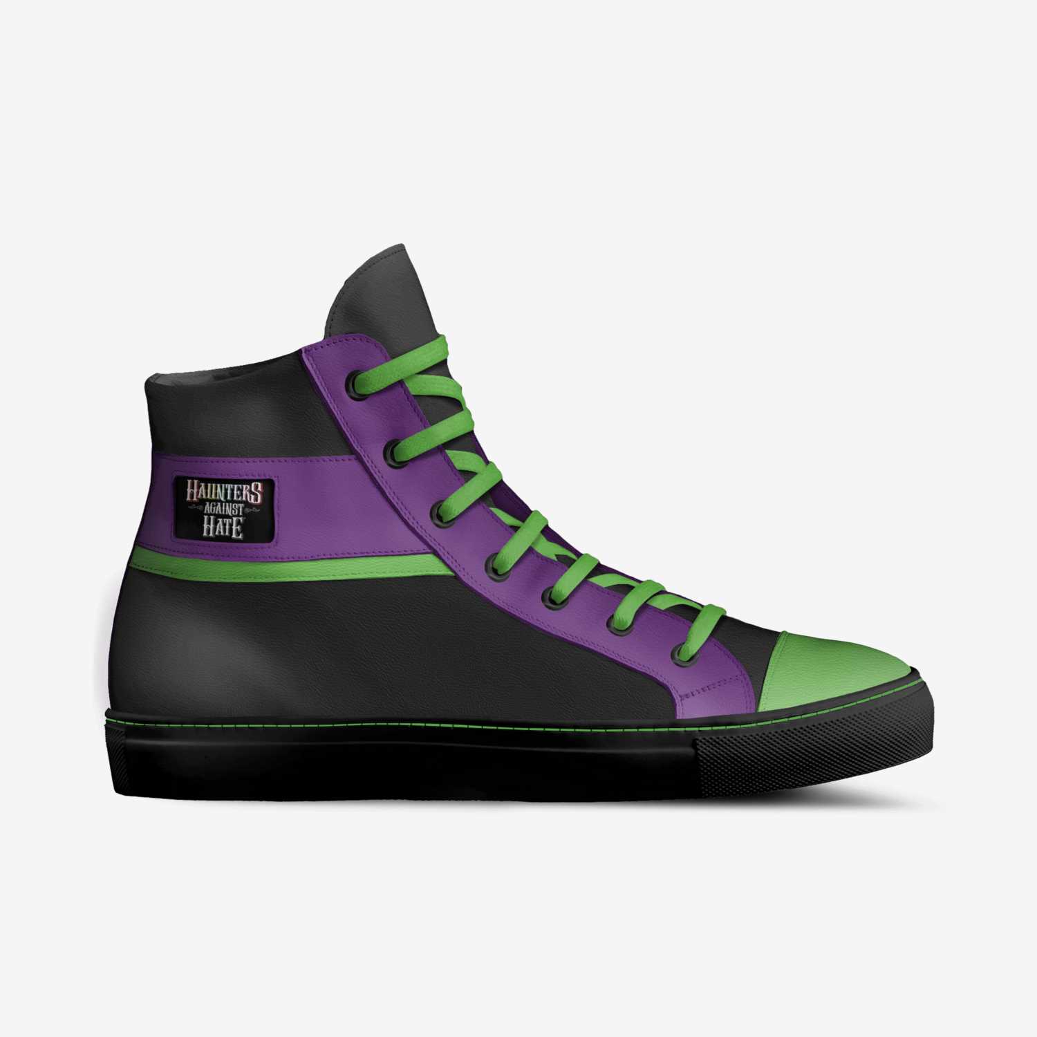 HauntersAgainstH8 custom made in Italy shoes by Paul Lanner | Side view
