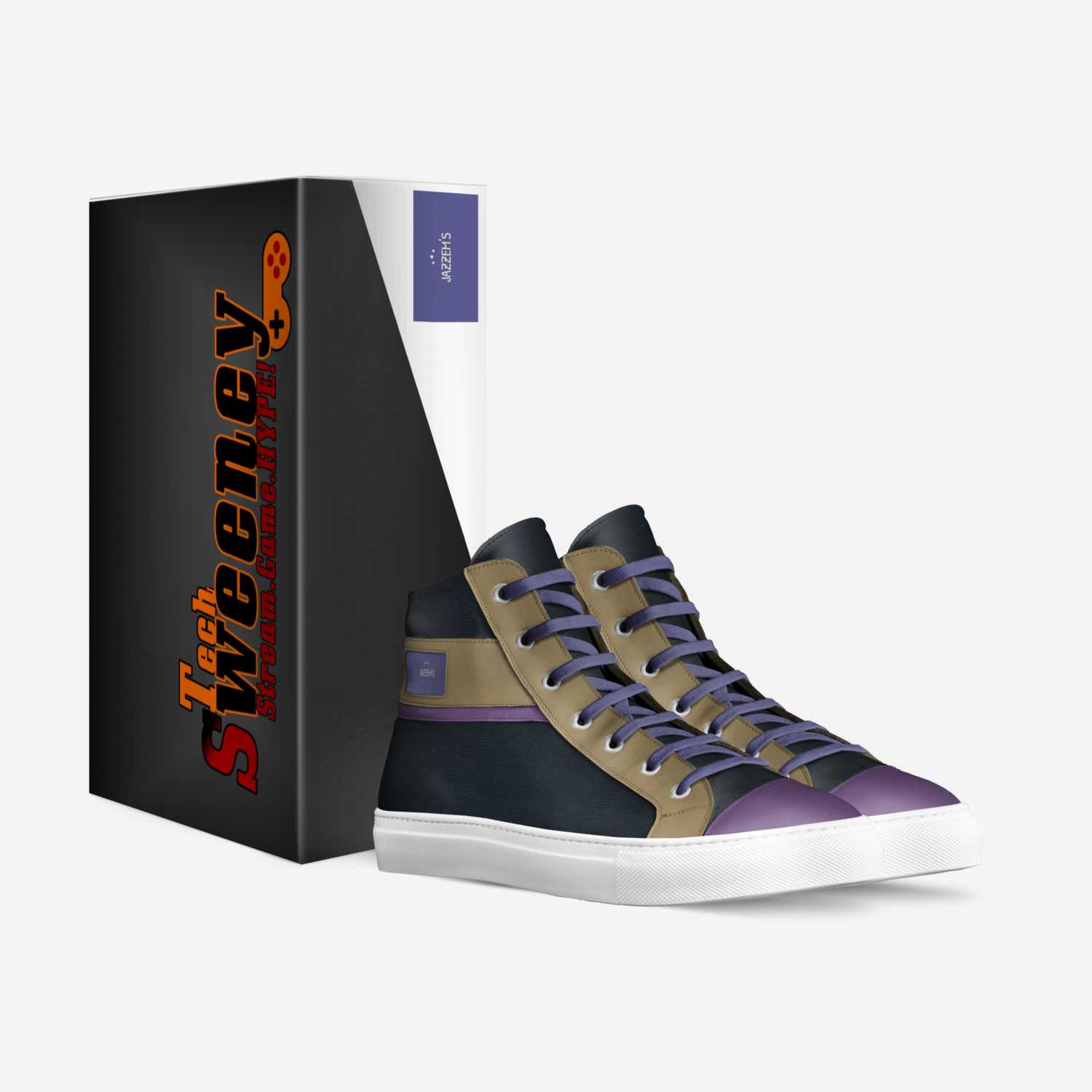 the JAZZ EM'S custom made in Italy shoes by Tech Sweeney | Box view