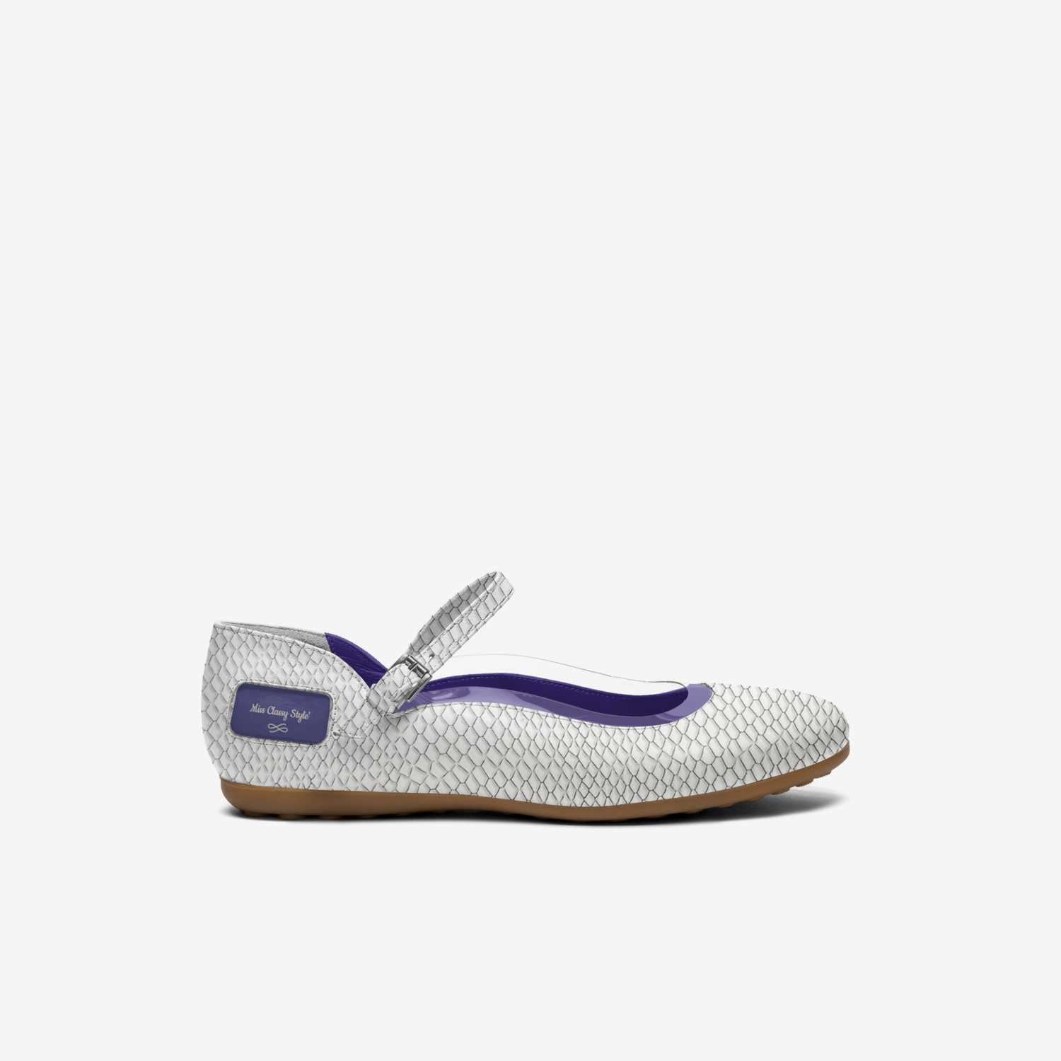 Miss Classy Style' custom made in Italy shoes by Marcie Taylor | Side view