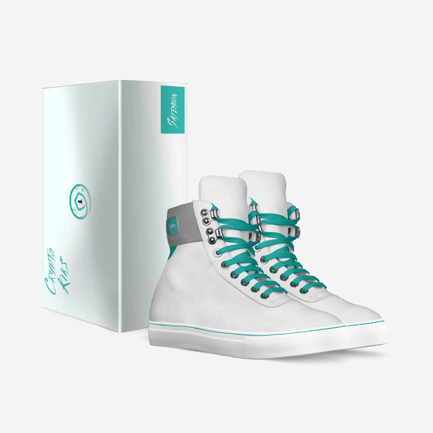 CryptoKiks custom made in Italy shoes by Buy Crypto Swag | Box view