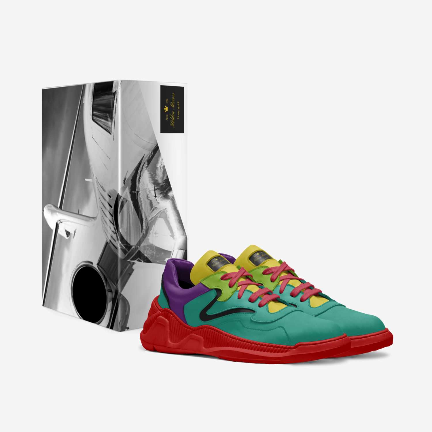 Hidden Mirrors custom made in Italy shoes by Brandon Kees | Box view