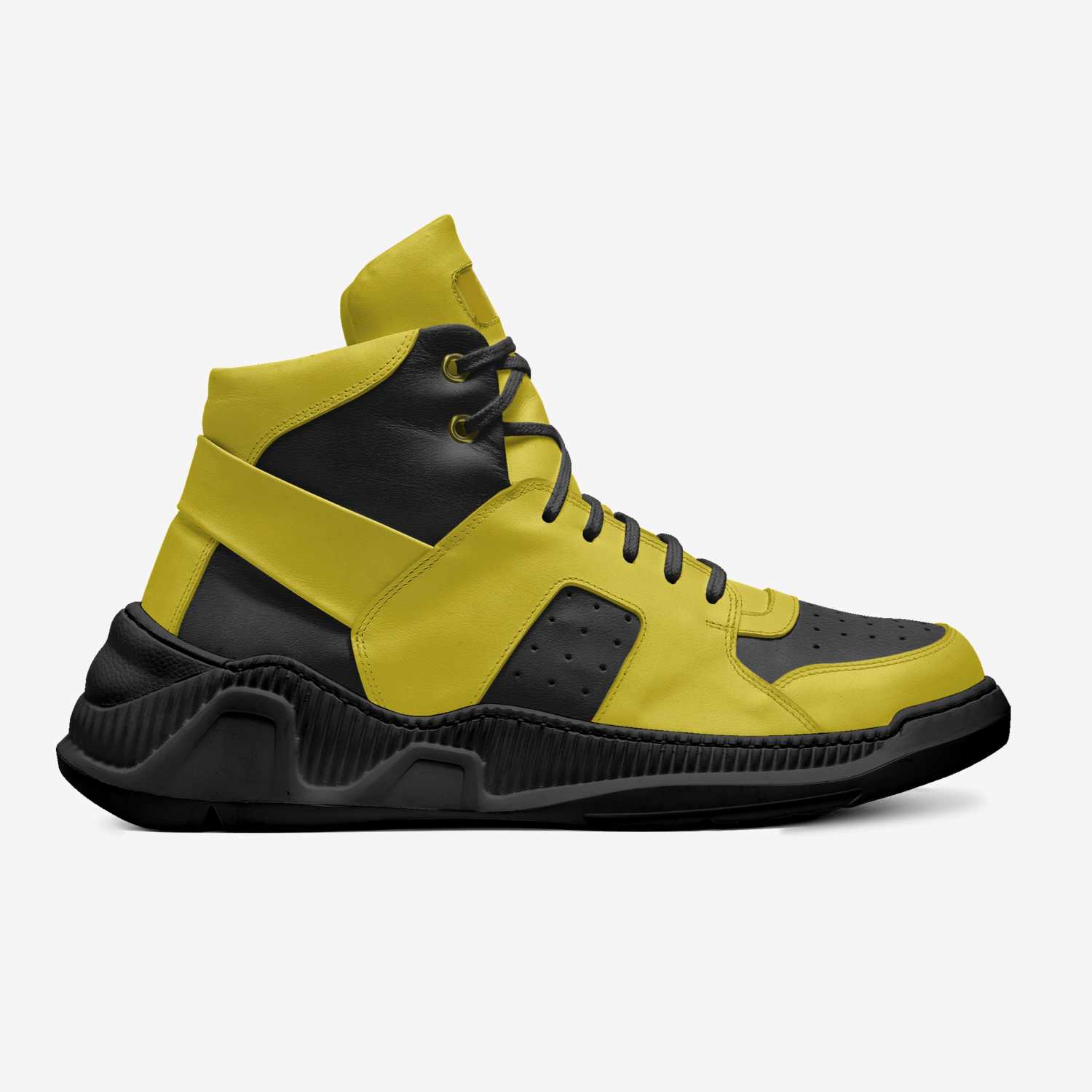 Bumble custom made in Italy shoes by Melinda Shaw | Side view