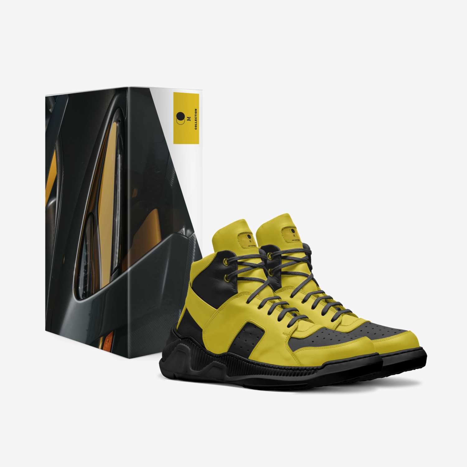 Bumble custom made in Italy shoes by Melinda Shaw | Box view