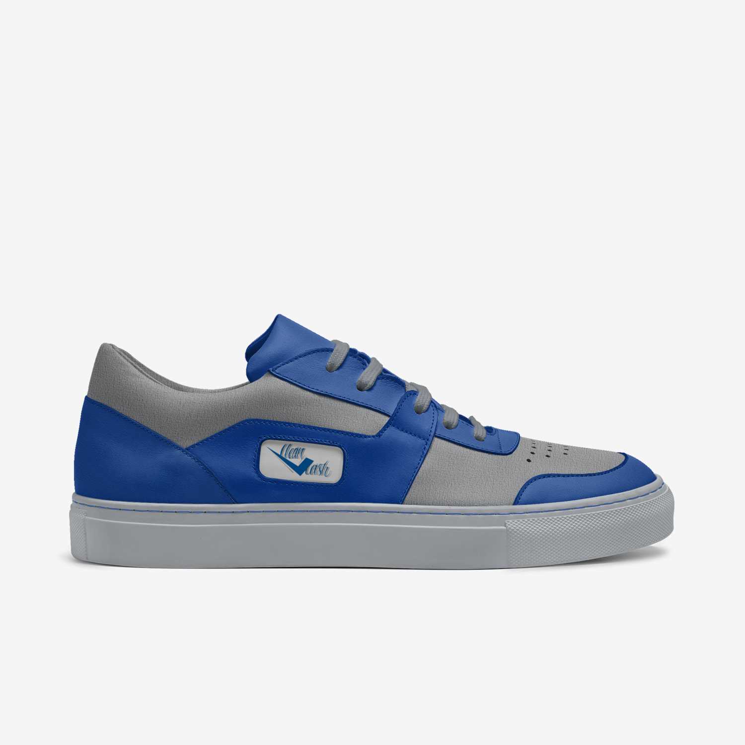 Clean cash low top custom made in Italy shoes by Deon Landry | Side view