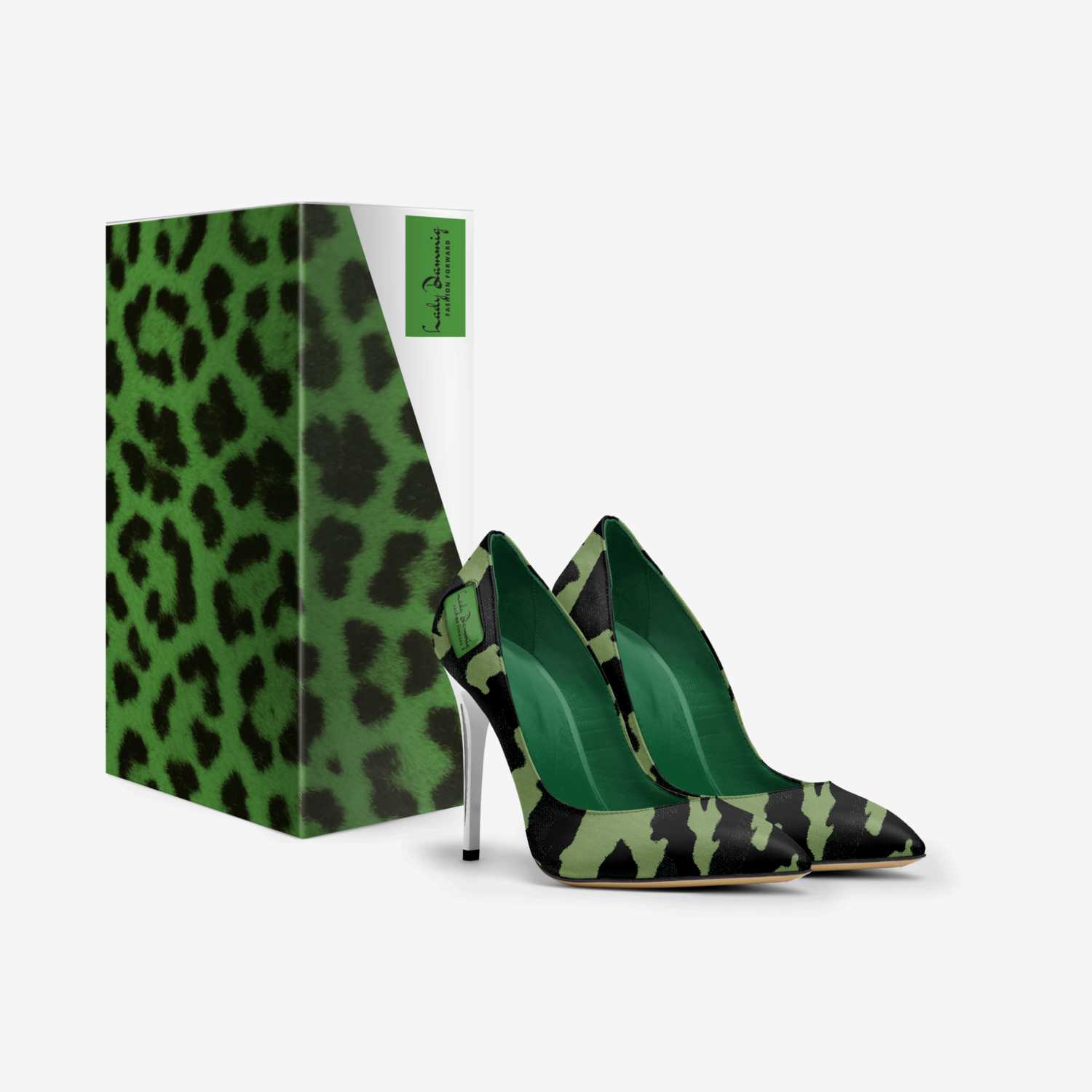 Lady Dammig  custom made in Italy shoes by Omar Mcmichael | Box view