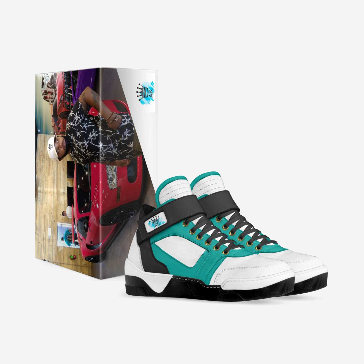 FB I.V.A.S. custom made in Italy shoes by Ty'Re Mullen | Box view