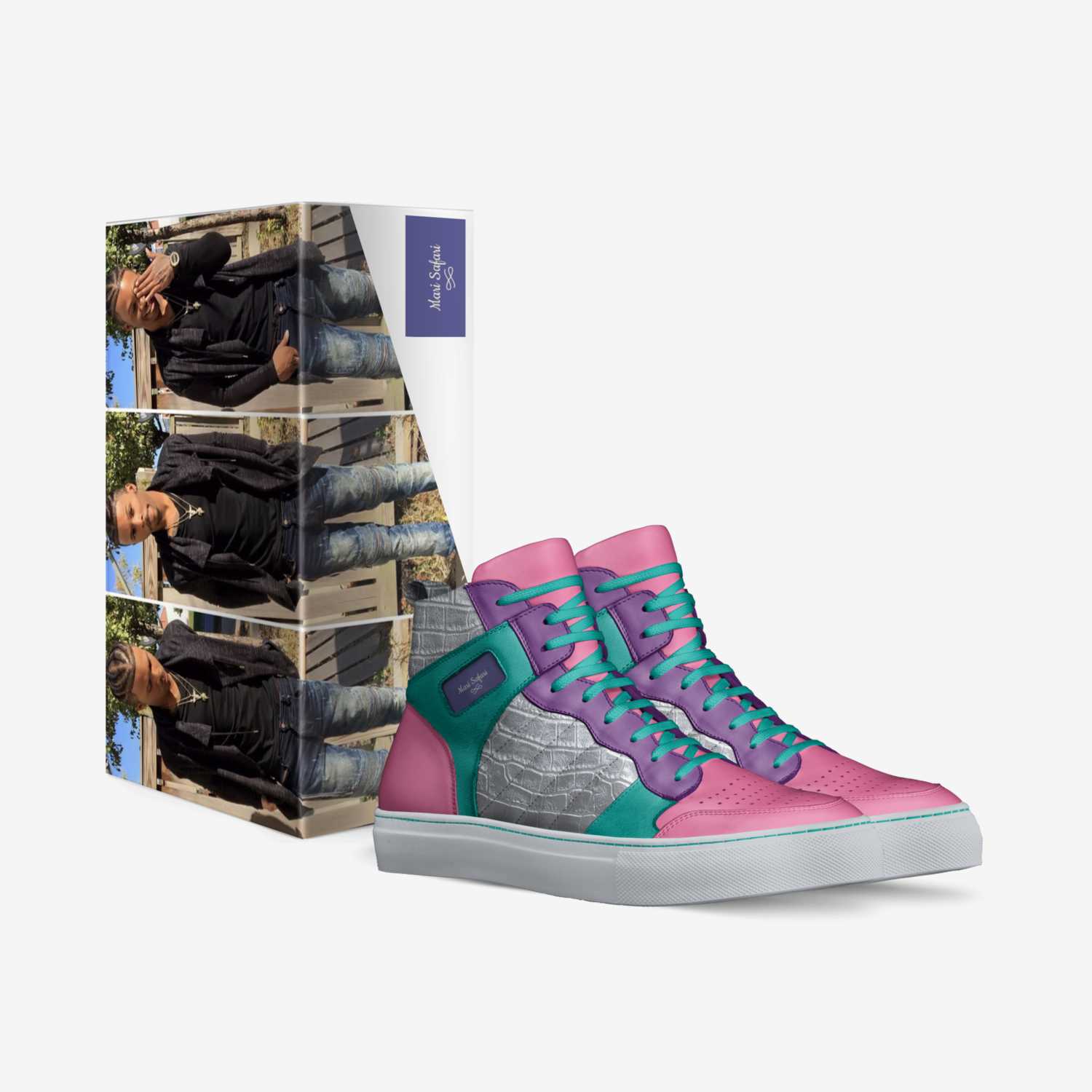 Mari Safari custom made in Italy shoes by Stephanie Edmerson | Box view