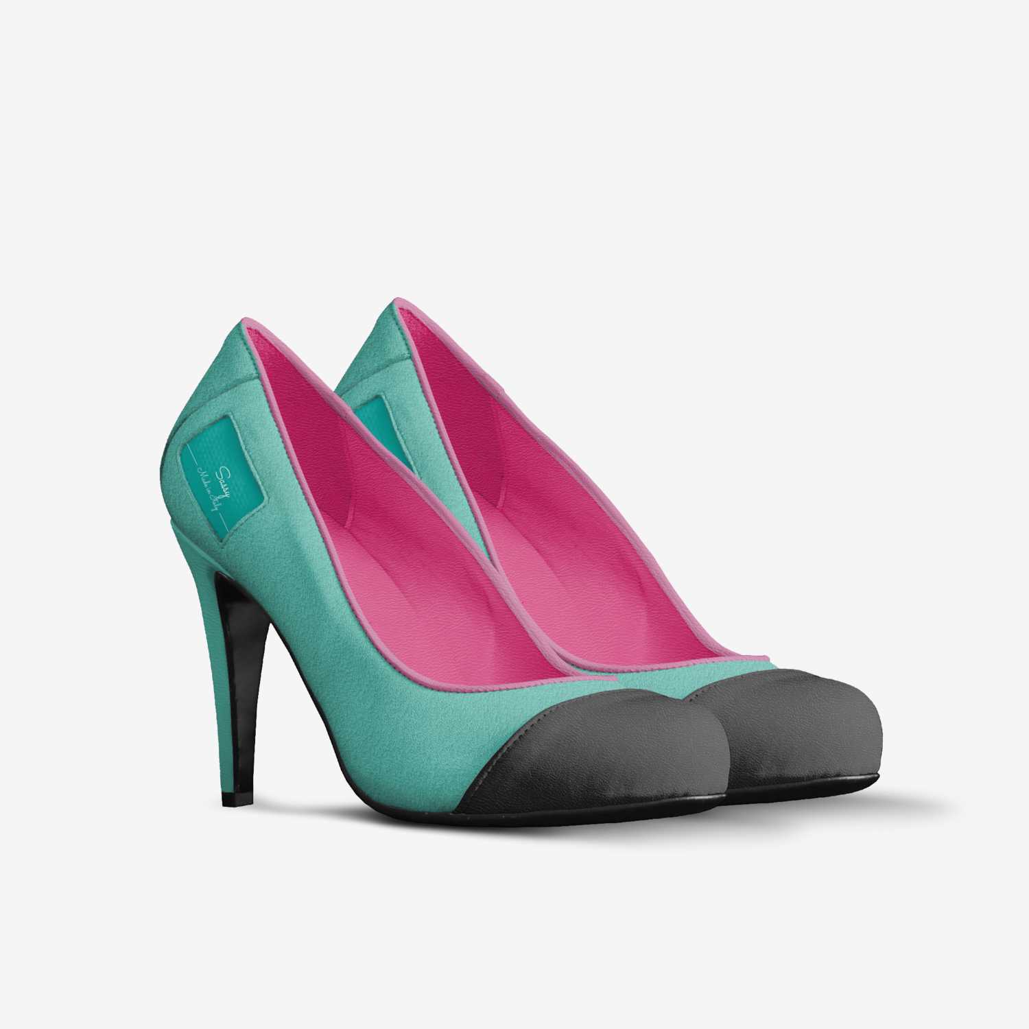 Sassy custom made in Italy shoes by Deanna Cortez | Double view