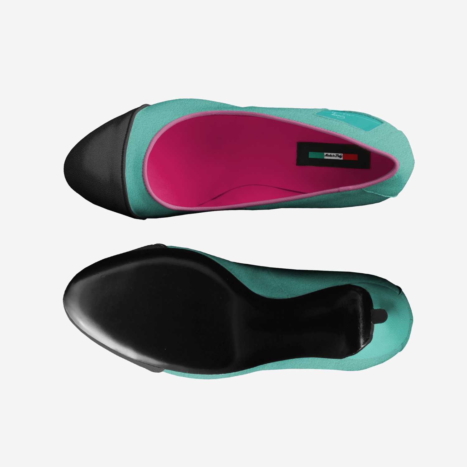 Sassy custom made in Italy shoes by Deanna Cortez | Top view