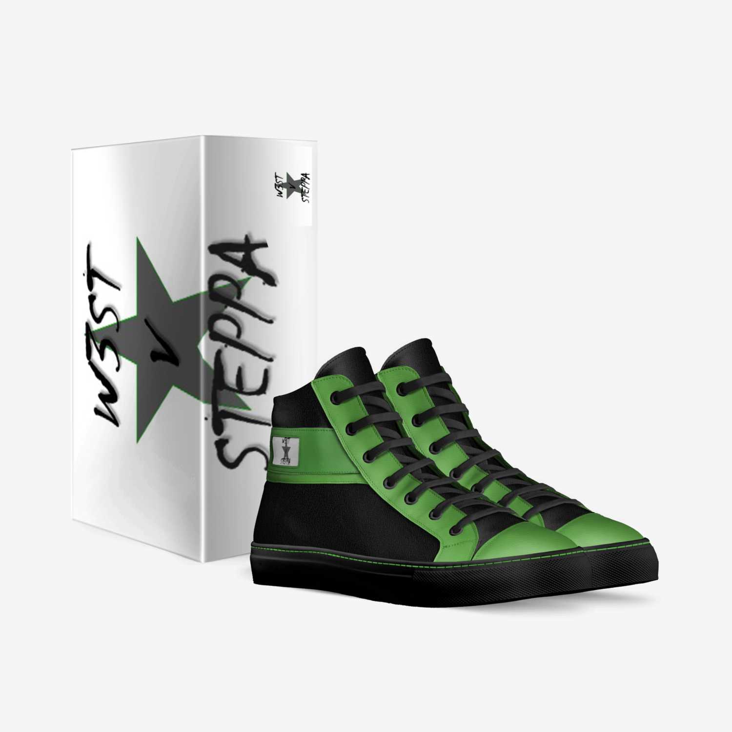 WestVSteppas custom made in Italy shoes by Larry West | Box view