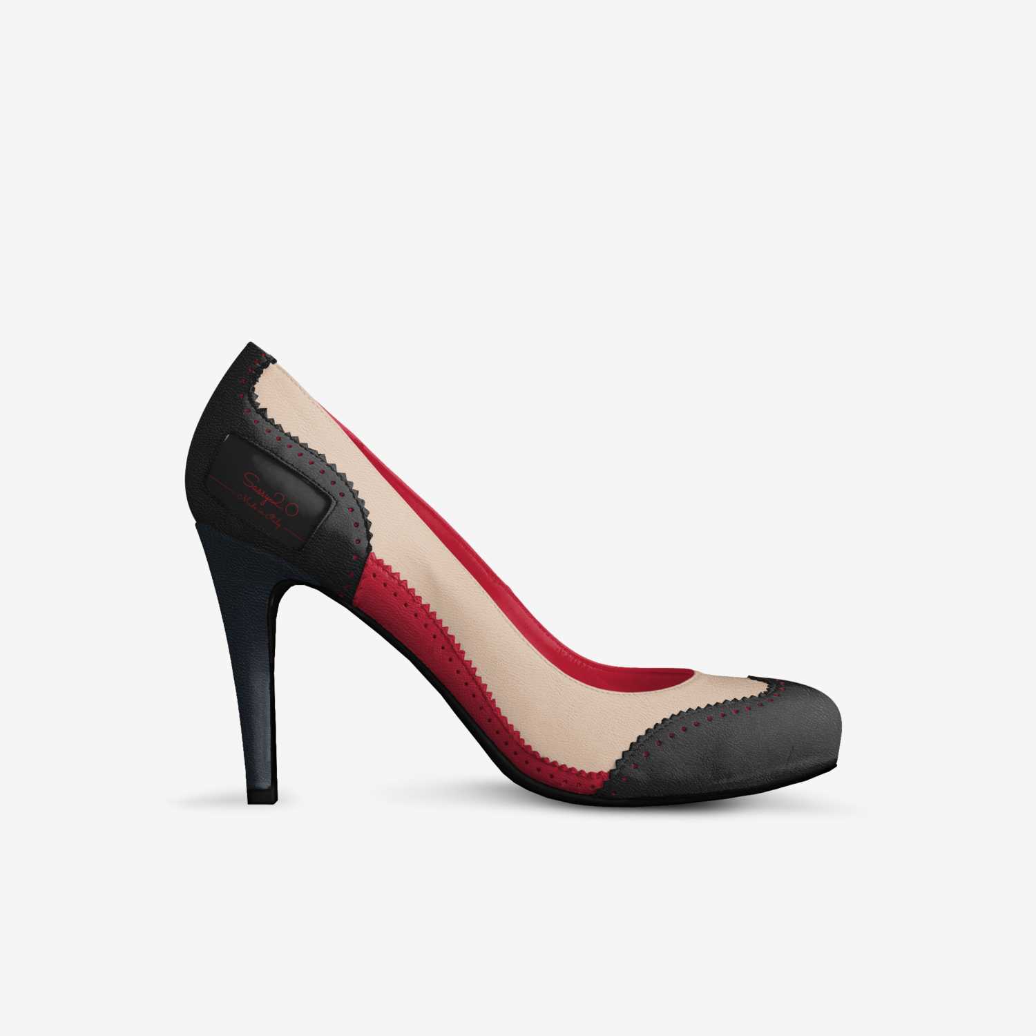 Sassy2.0 custom made in Italy shoes by Deanna Cortez | Side view