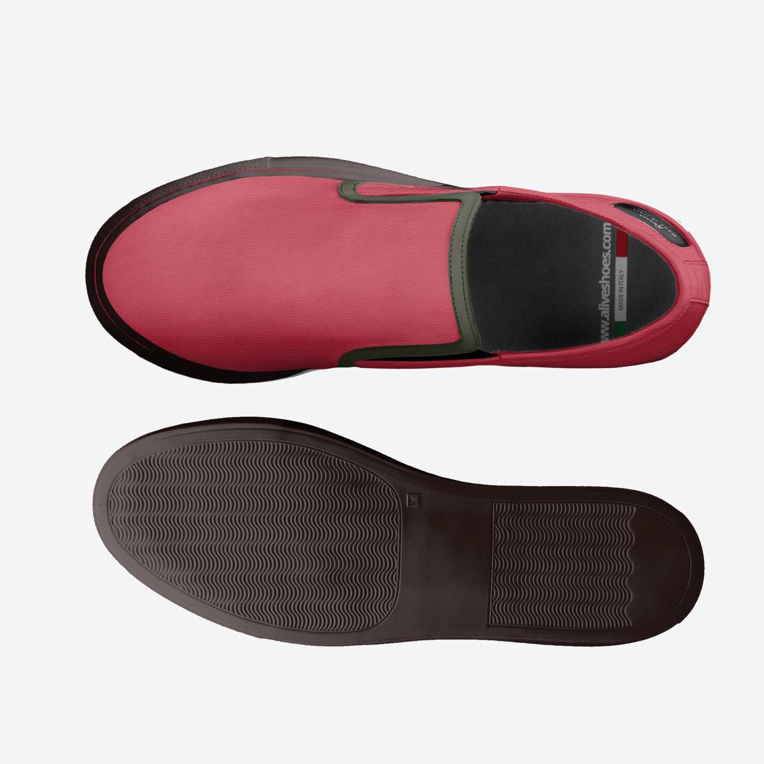 Rosses custom made in Italy shoes by Roscoe Brown | Top view