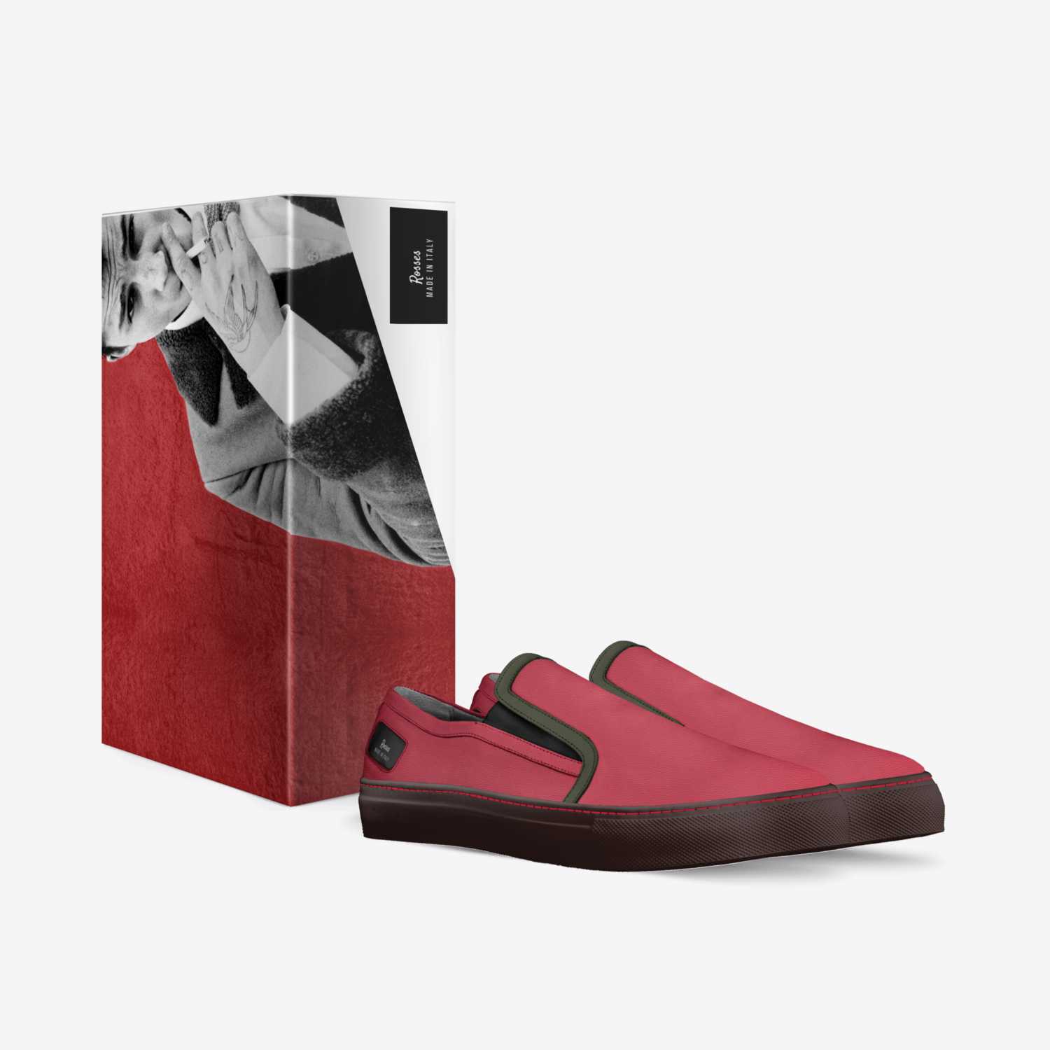 Rosses custom made in Italy shoes by Roscoe Brown | Box view