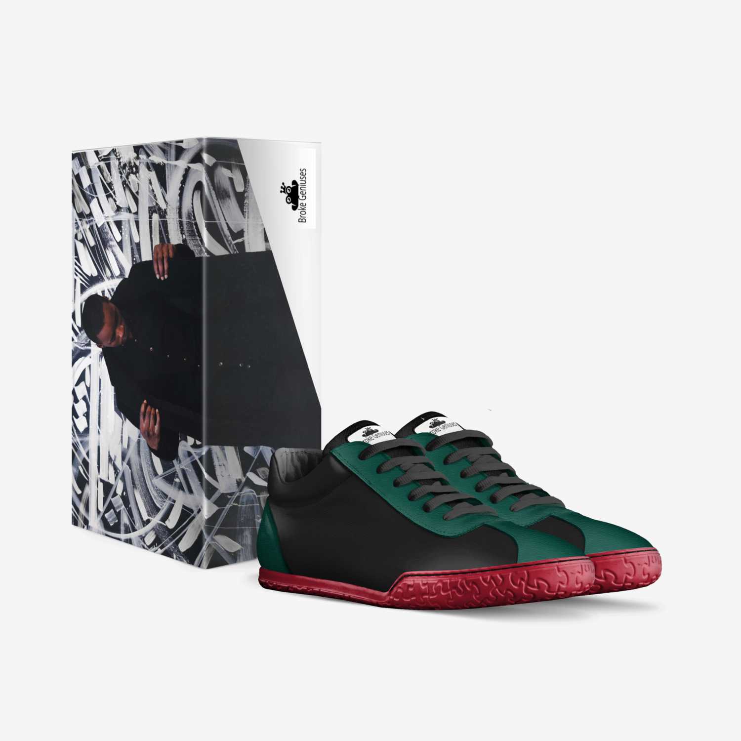 Broke Genius custom made in Italy shoes by Abdul Lawani | Box view