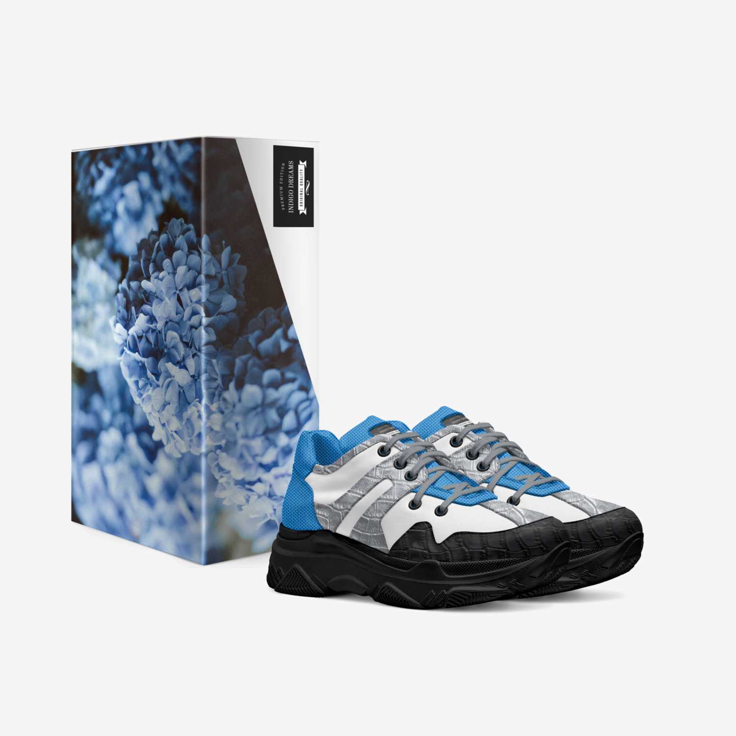 INDIGO DREAMS custom made in Italy shoes by Glacier Cold | Box view