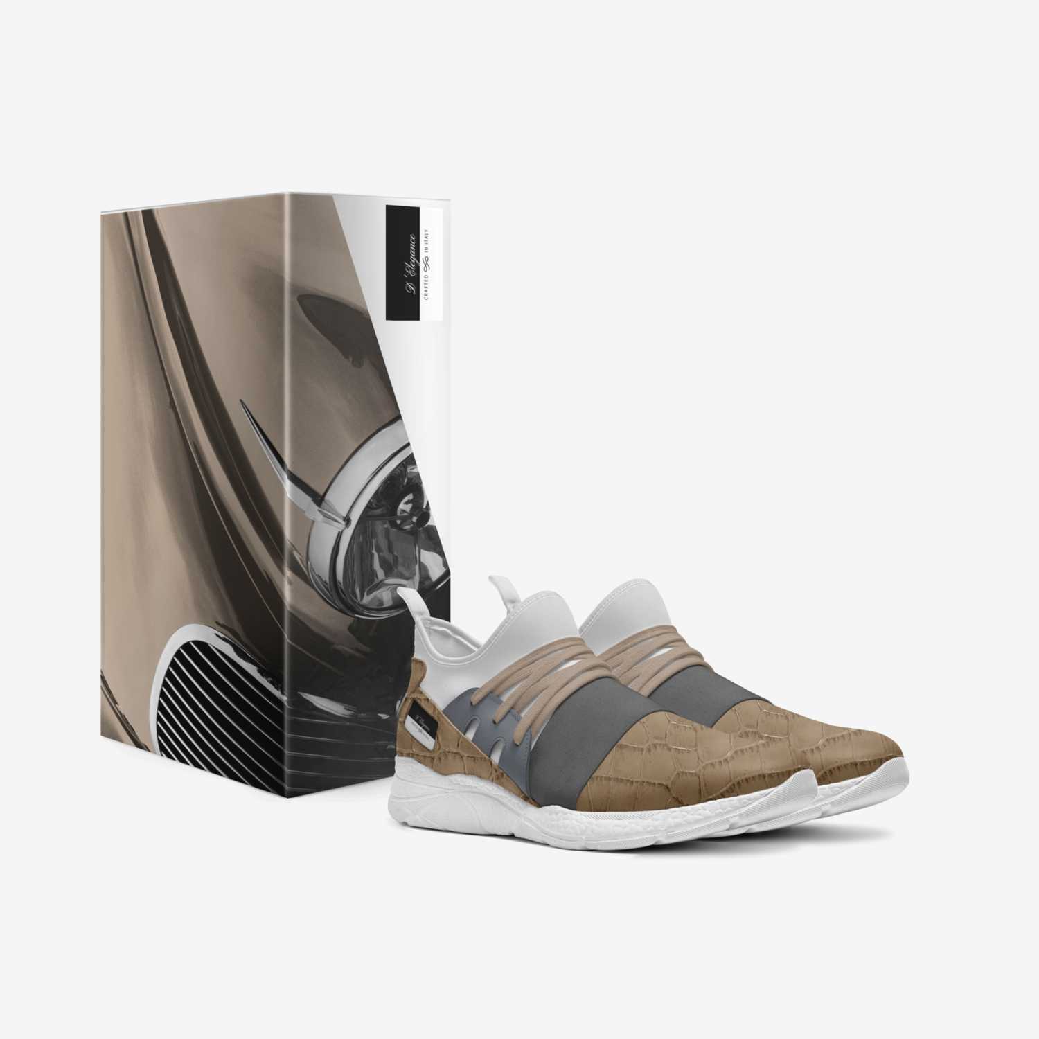 D'Elegance custom made in Italy shoes by Cassandra Burns | Box view