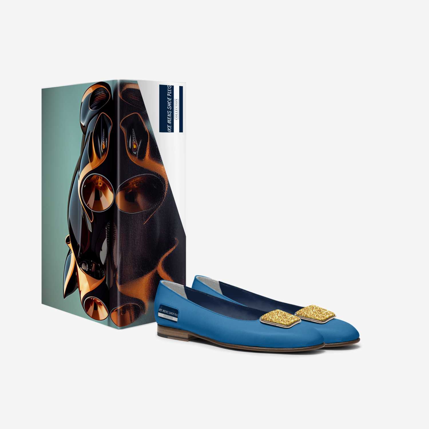 IKE MENS SHOE PLUS custom made in Italy shoes by Isaac A Mensah | Box view