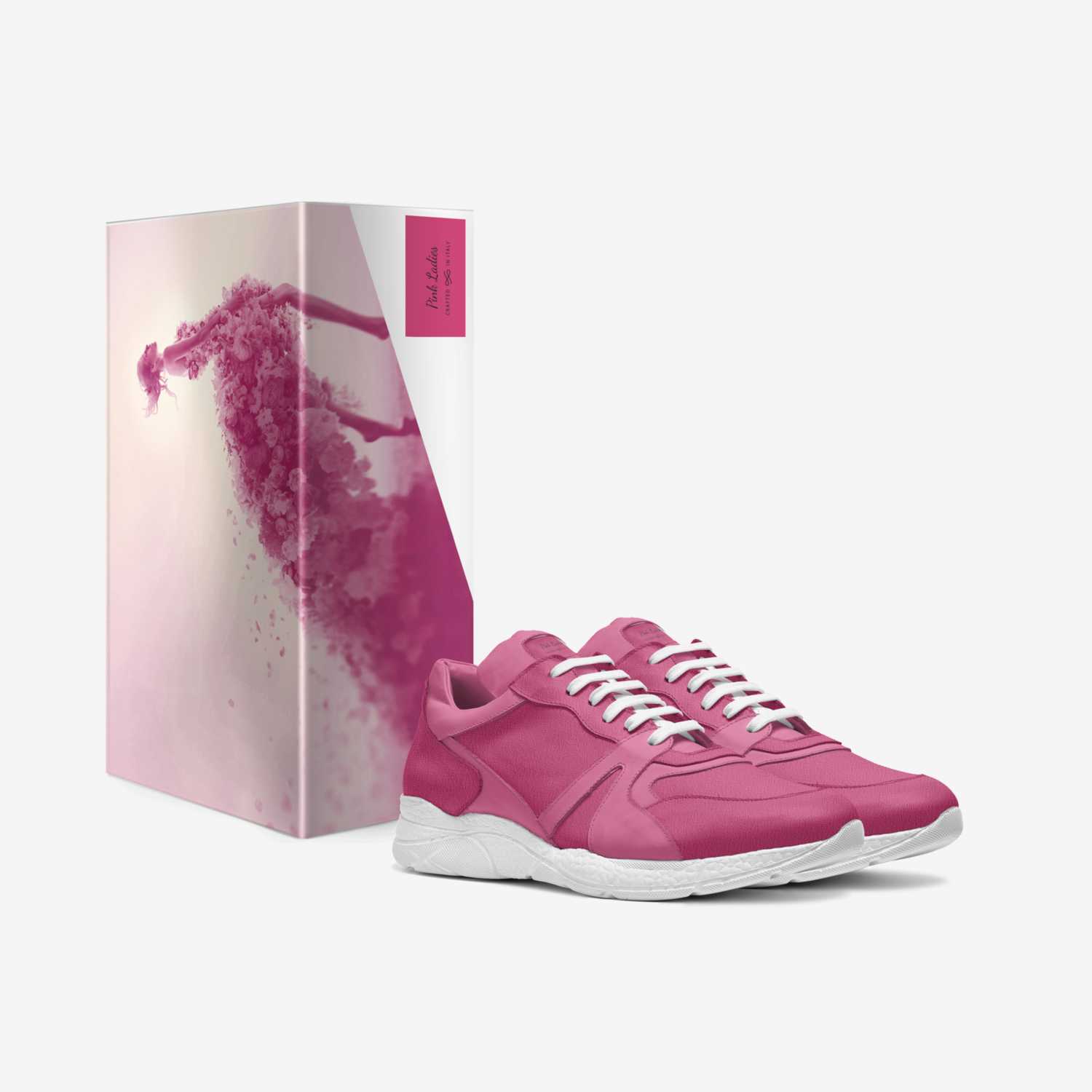 Pink Ladies custom made in Italy shoes by Becca F. | Box view