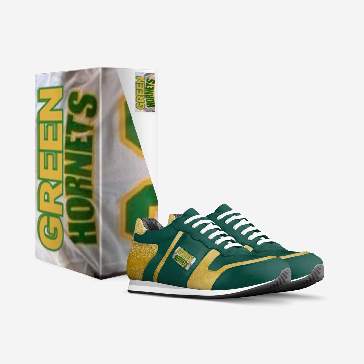 GREEN HORNETS custom made in Italy shoes by Carlos Jones | Box view