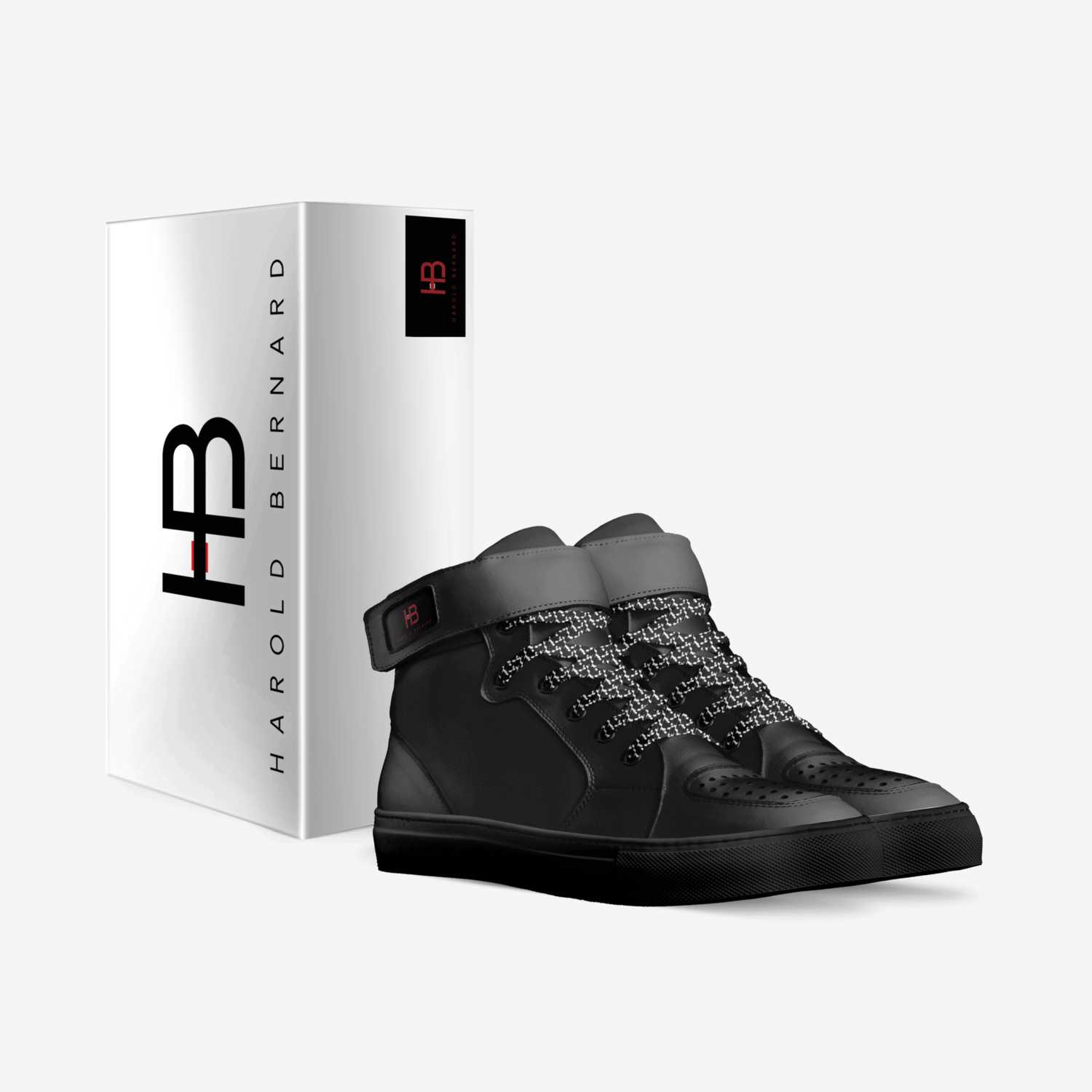 Mansa (black) custom made in Italy shoes by Nikki Makk | Box view