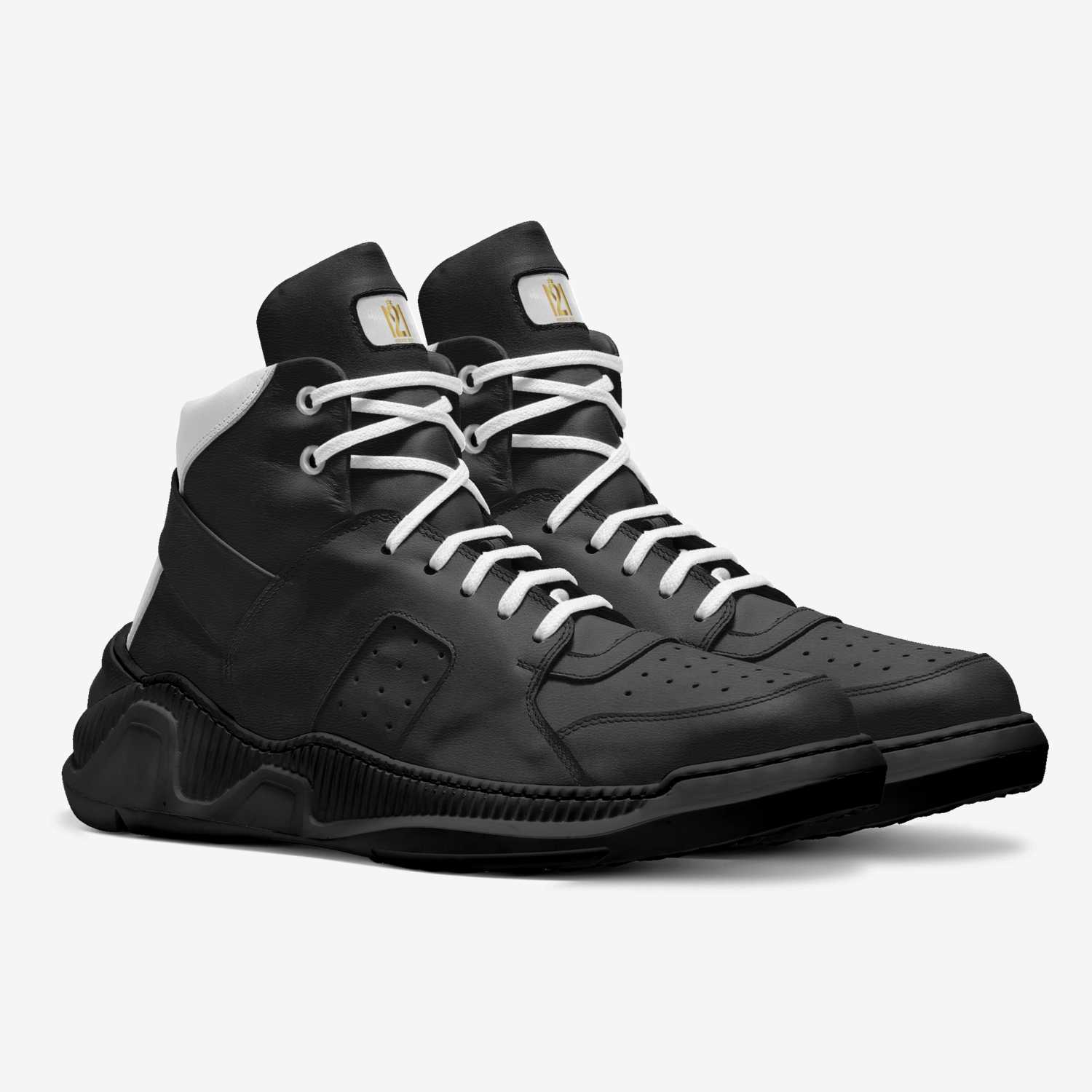 Mgenge 2Ru Kicks custom made in Italy shoes by Hubert Nakitare | Double view