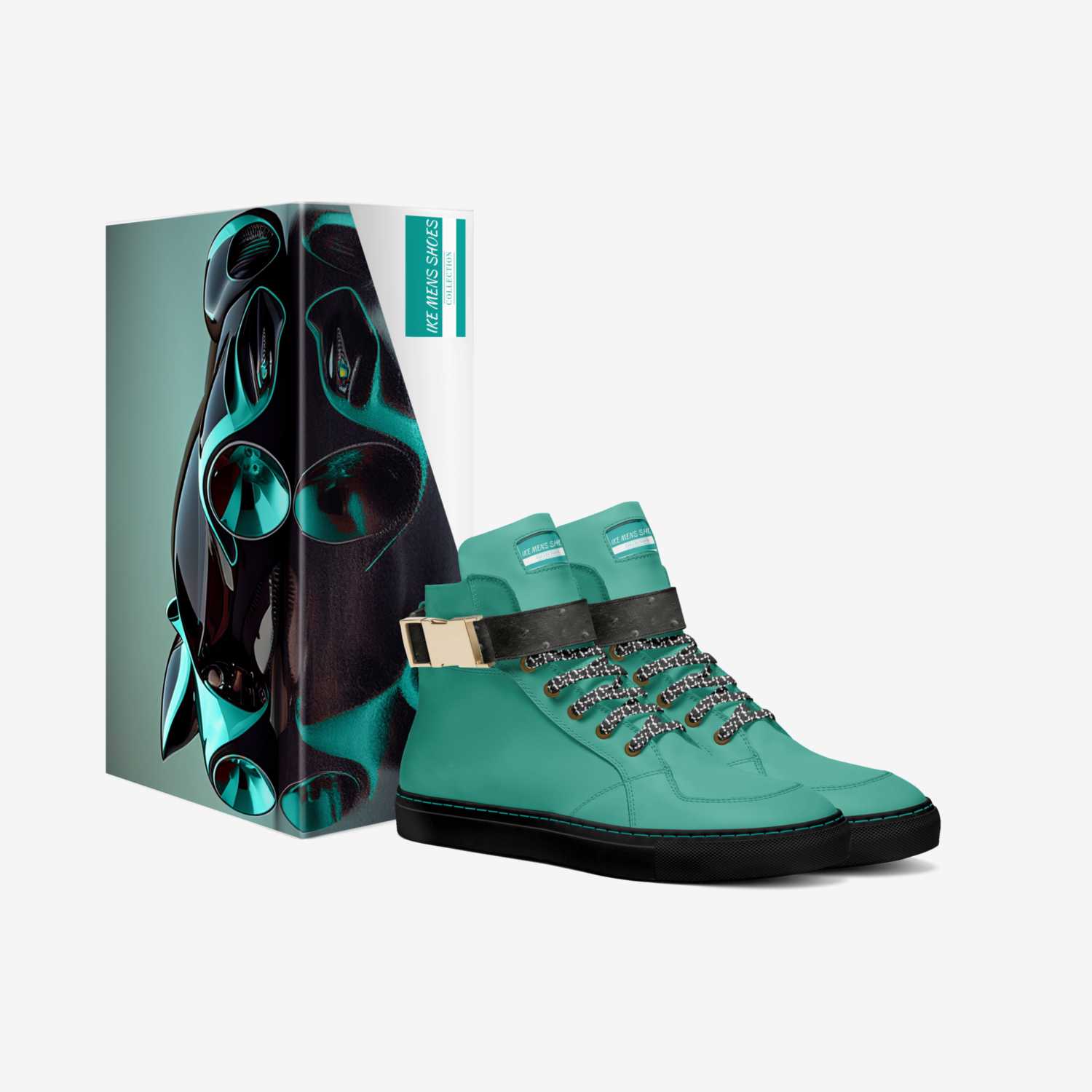 IKE MENS SHOES custom made in Italy shoes by Isaac A Mensah | Box view