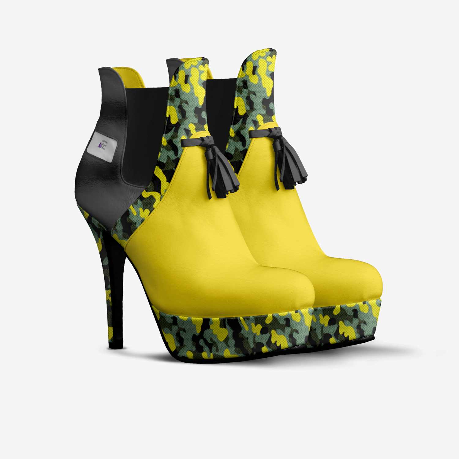 sexy girl fashion custom made in Italy shoes by Sher-vawn Robinson | Double view