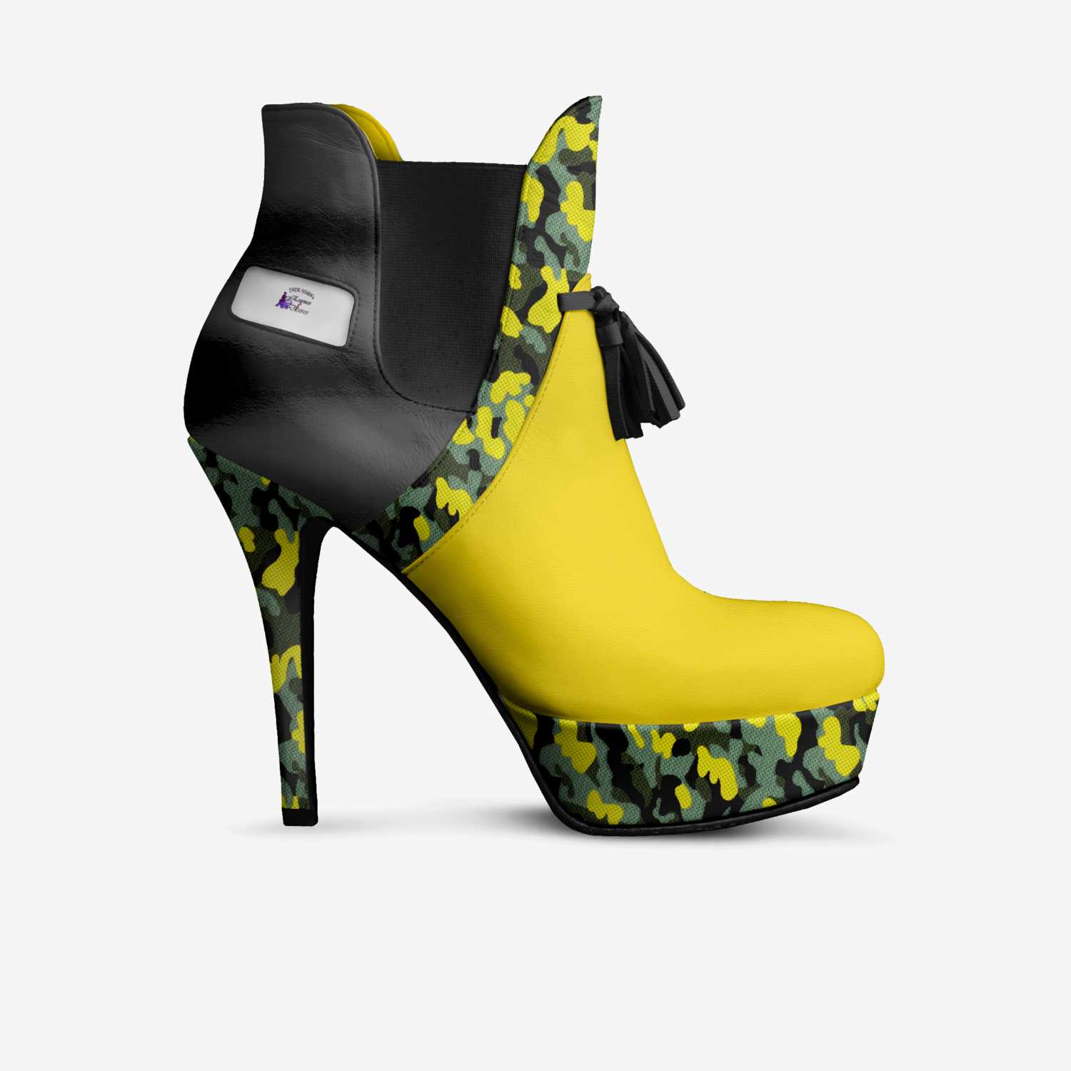 sexy girl fashion custom made in Italy shoes by Sher-vawn Robinson | Side view