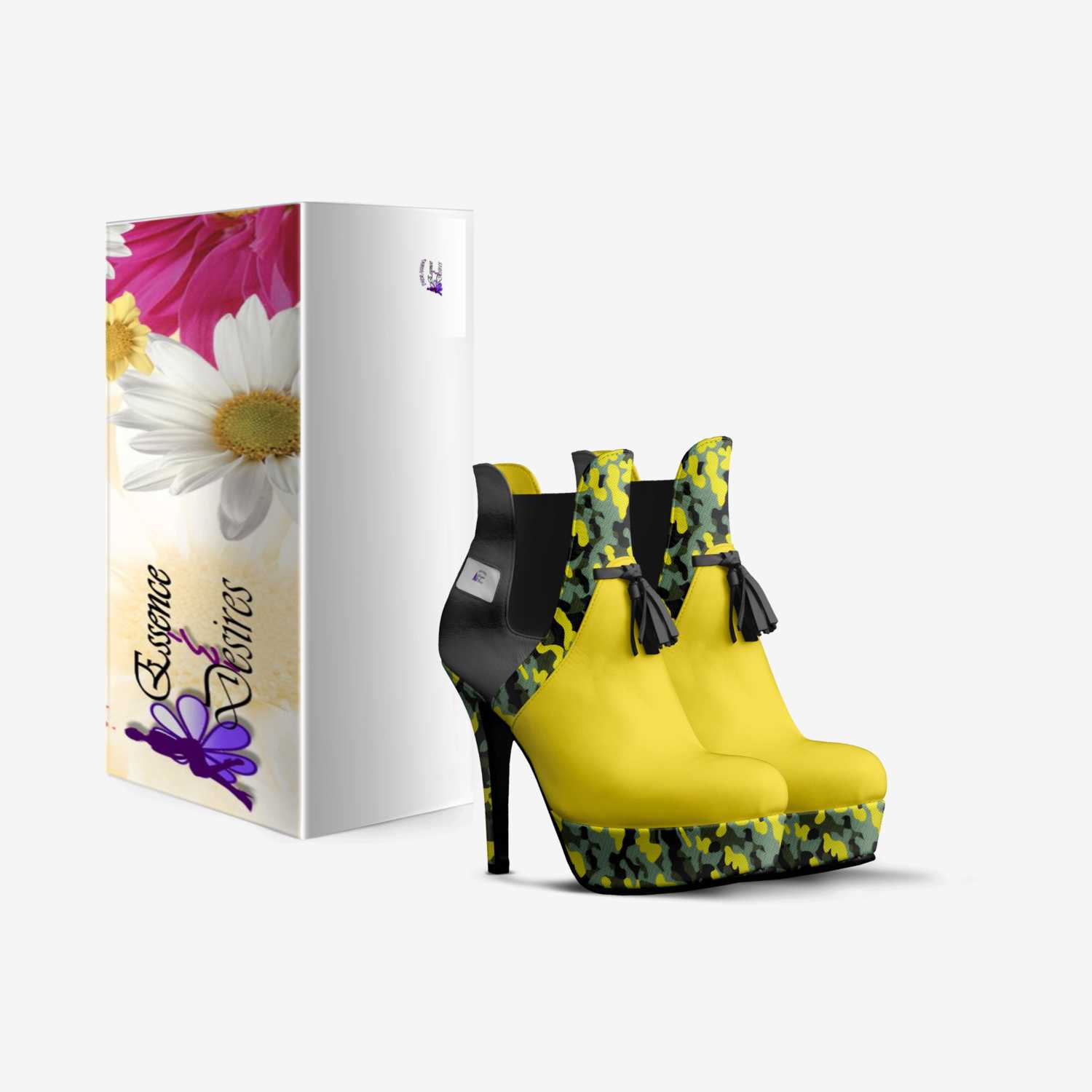 sexy girl fashion custom made in Italy shoes by Sher-vawn Robinson | Box view