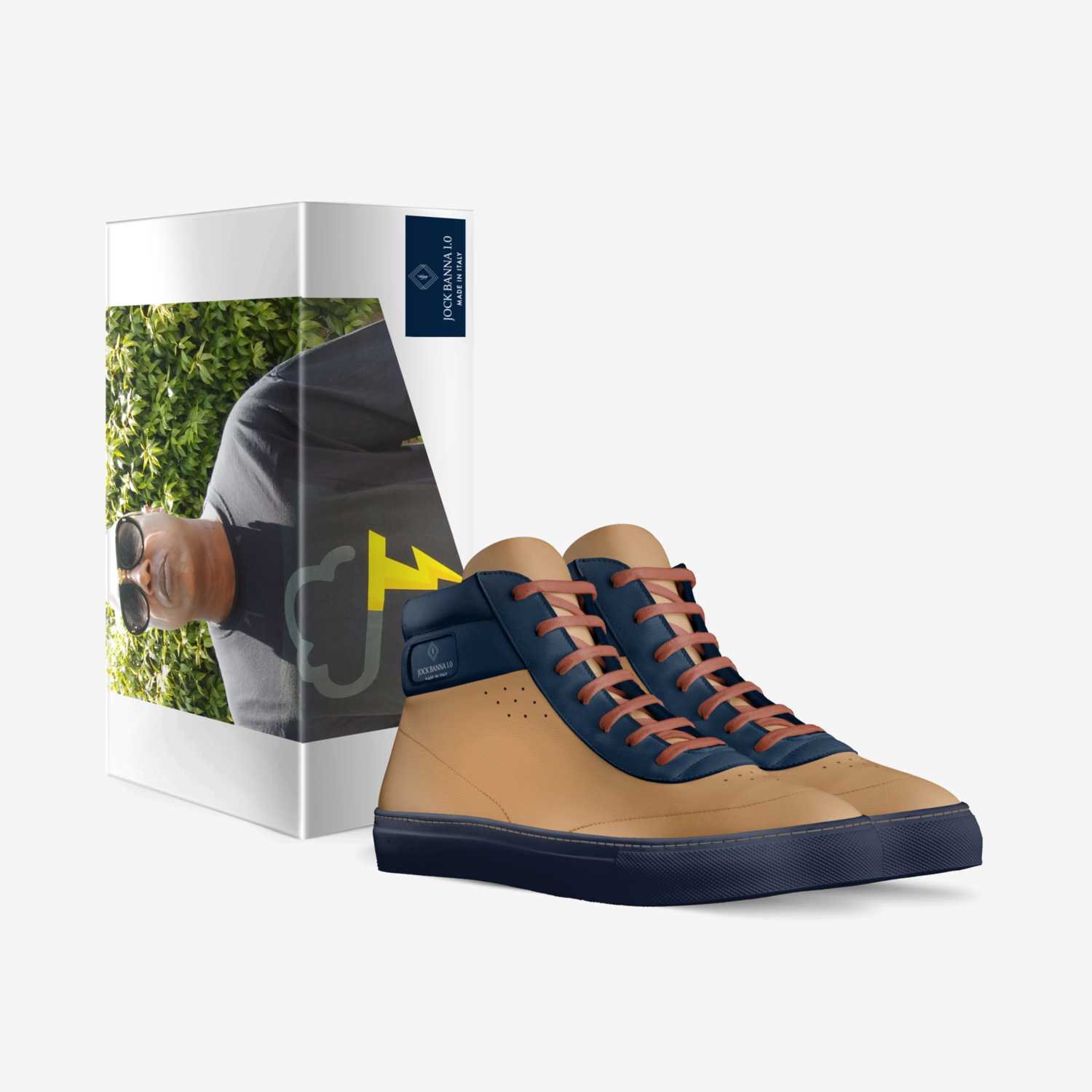 JOCK BANNA 1.0 custom made in Italy shoes by Martin Hendrick | Box view