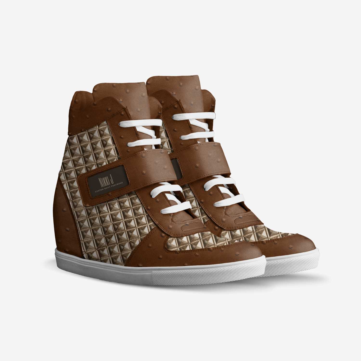 Nikki J  custom made in Italy shoes by Antonio James | Double view