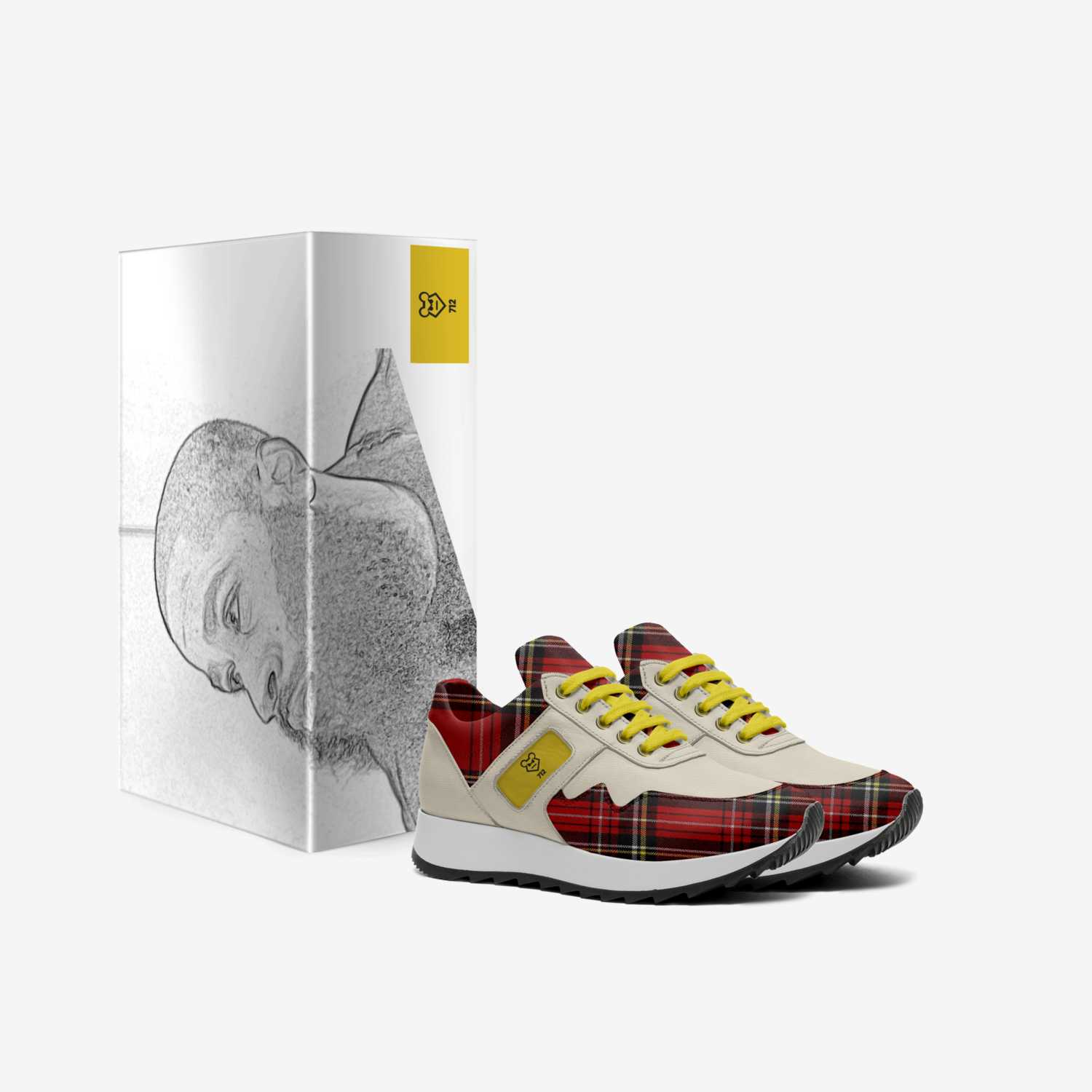 712 custom made in Italy shoes by Kennyatta Roberts | Box view