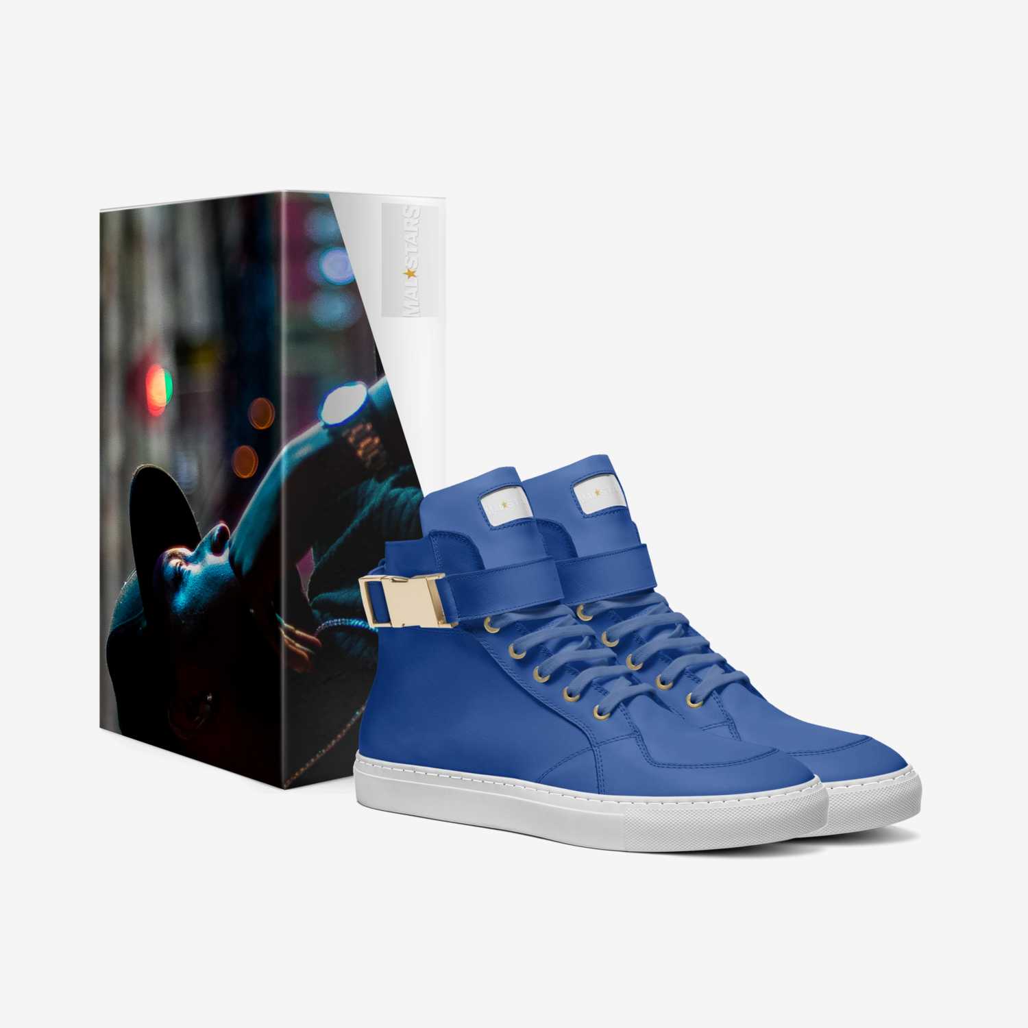 Stadium Star custom made in Italy shoes by Jamal Mccoy | Box view