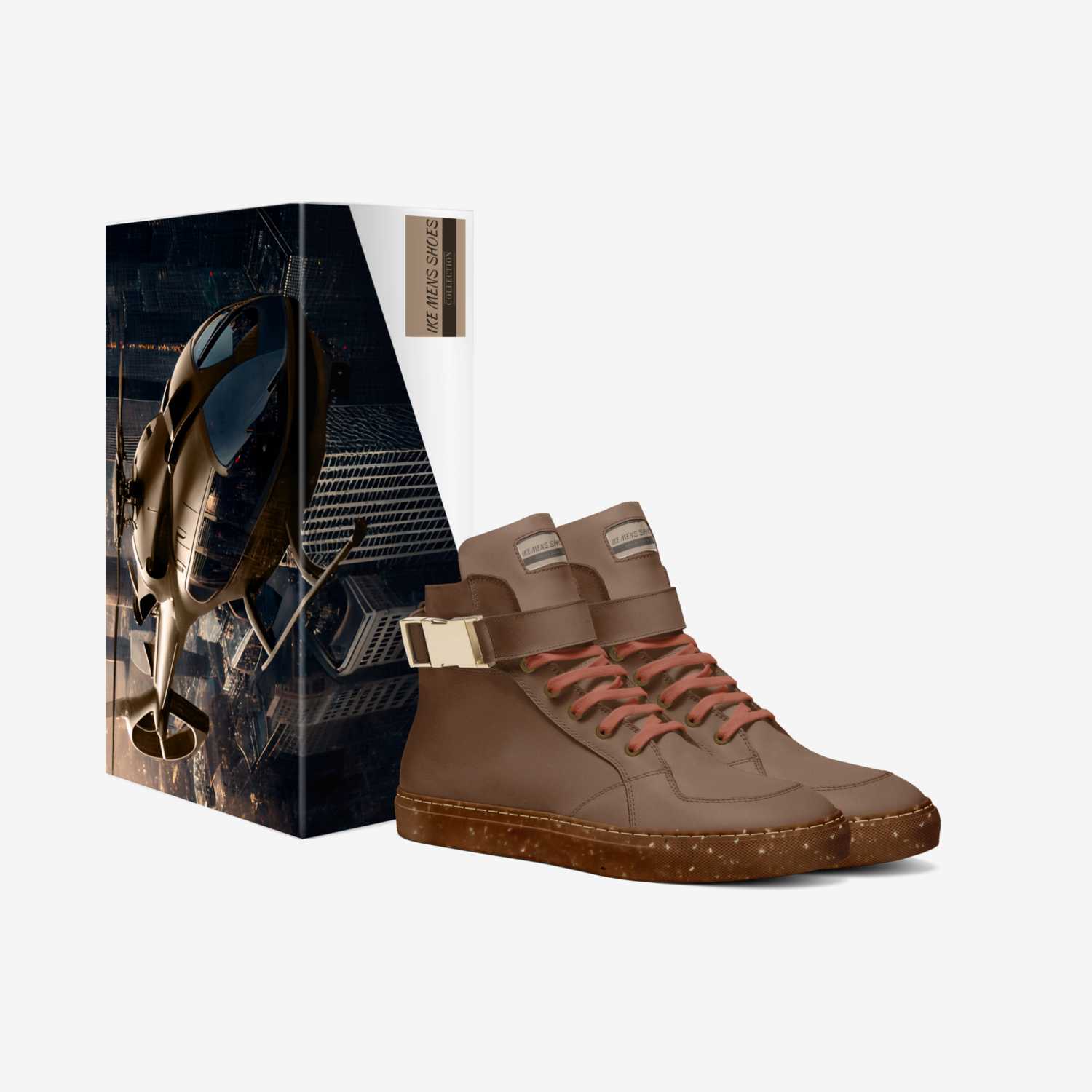 IKE MENS SHOES custom made in Italy shoes by Isaac A Mensah | Box view