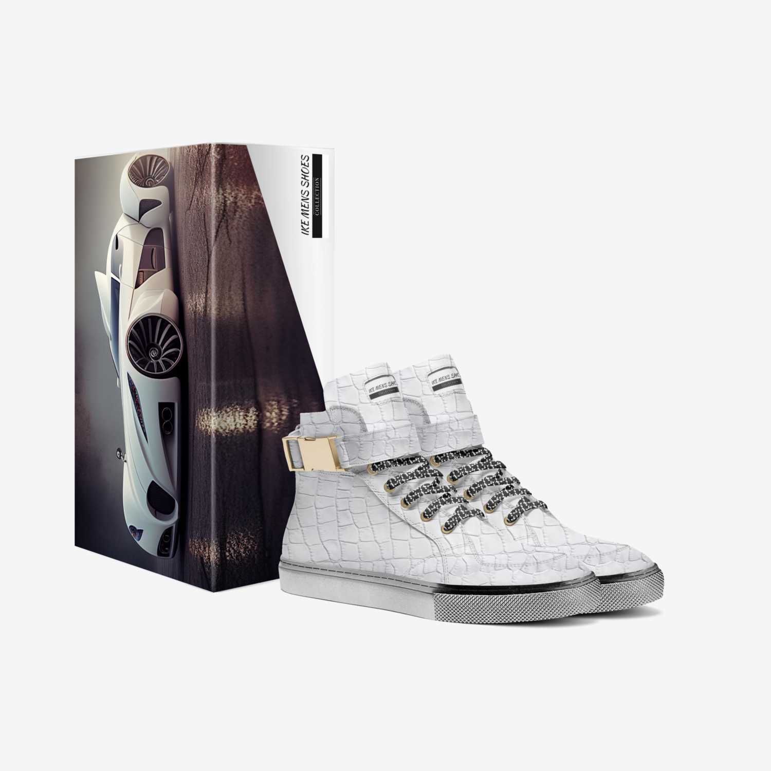 IKE MENS SHOES custom made in Italy shoes by Isaac A Mensah | Box view