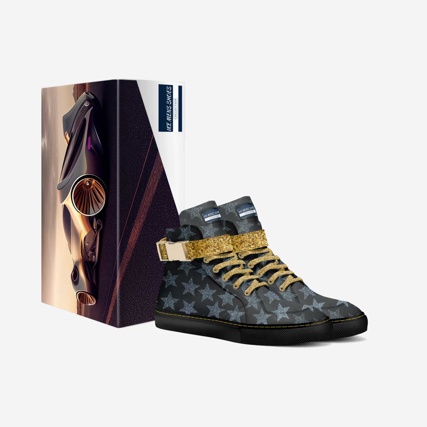 IKE MENS SHOES  custom made in Italy shoes by Isaac A Mensah | Box view