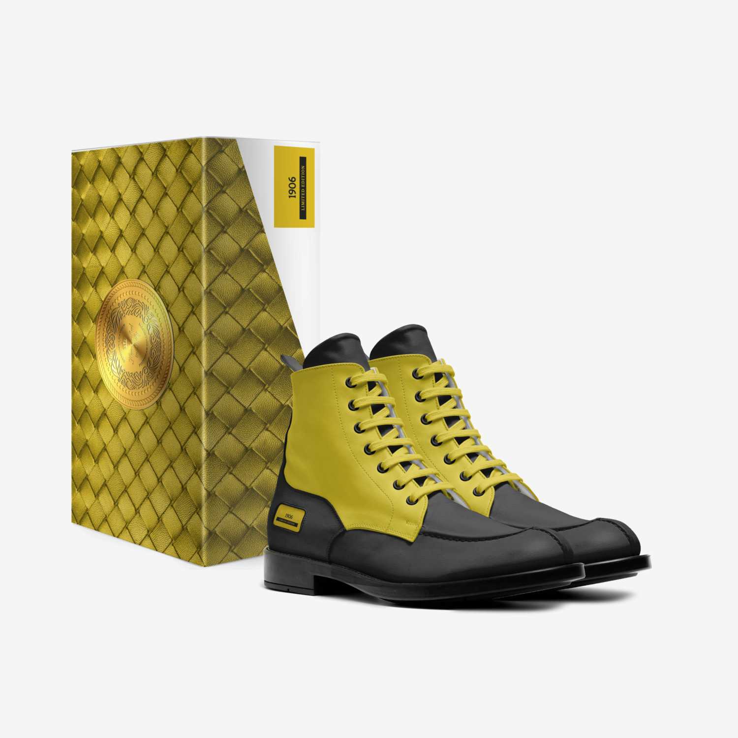 1906 custom made in Italy shoes by The Diva Lyn Hicks | Box view