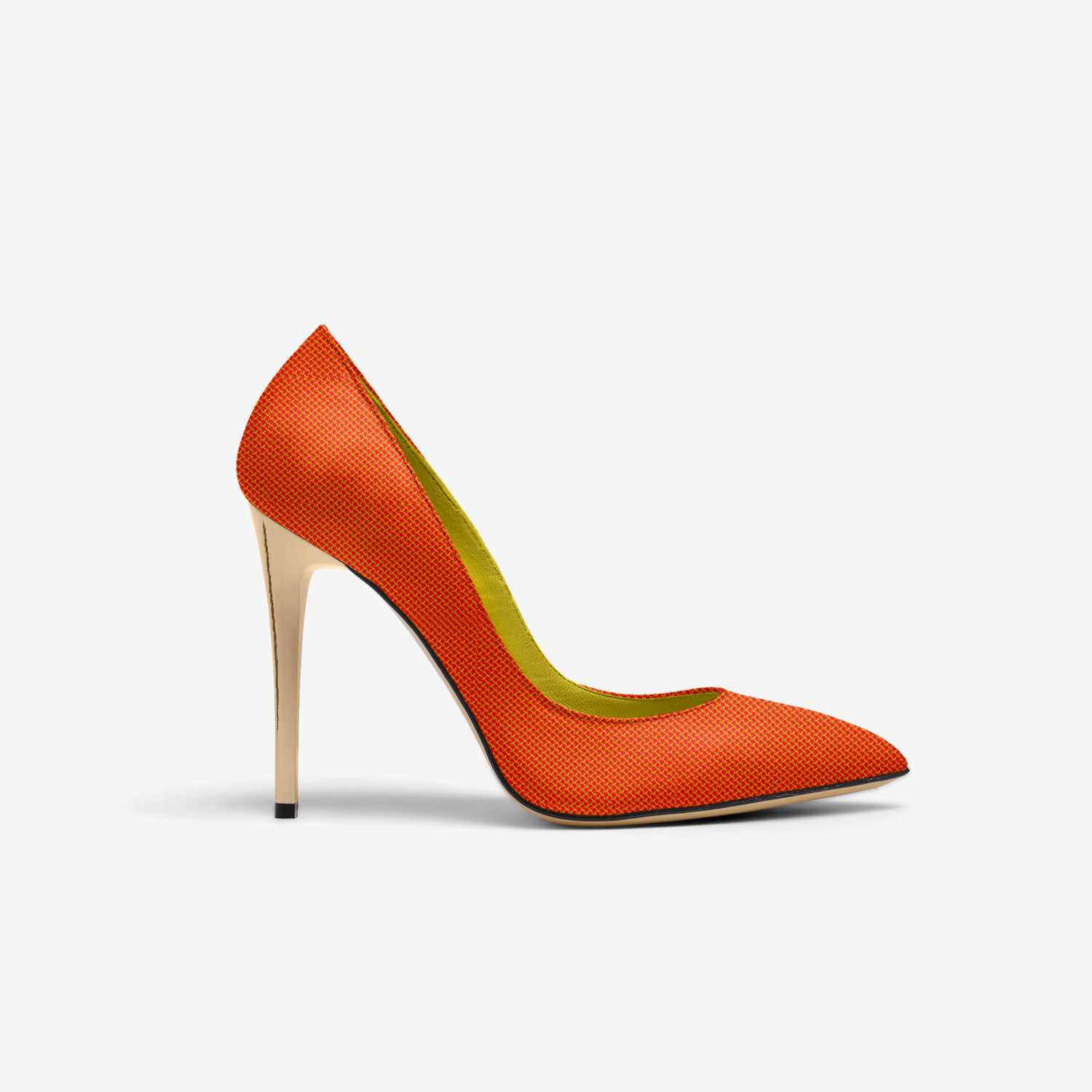 Crema De Naranja custom made in Italy shoes by Alexander Peters | Side view