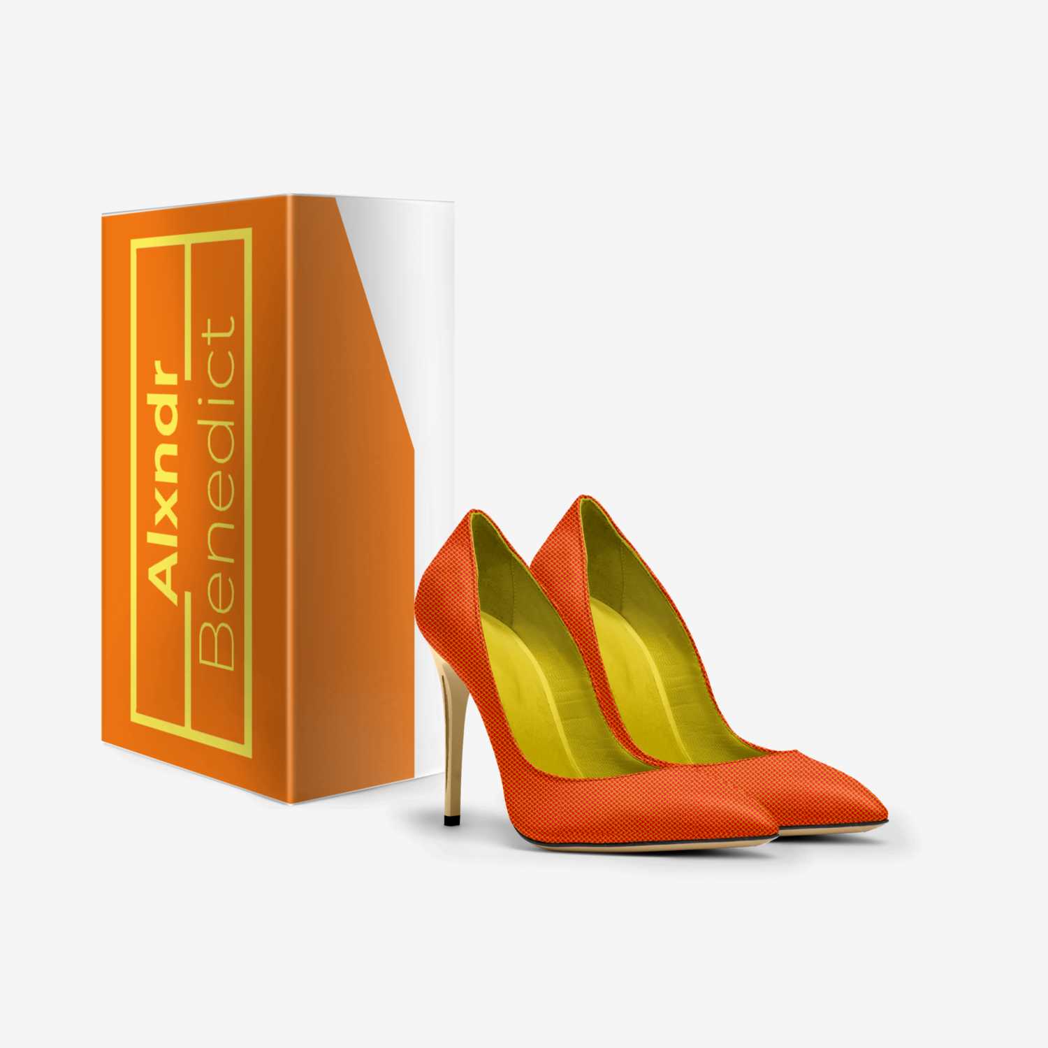 Crema De Naranja custom made in Italy shoes by Alexander Peters | Box view