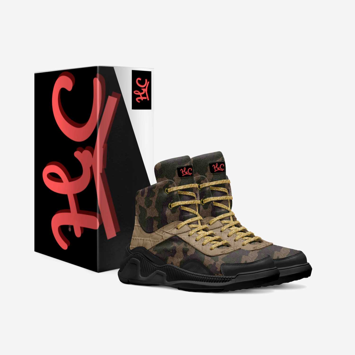 LOG custom made in Italy shoes by Abdijabar Galgallo | Box view