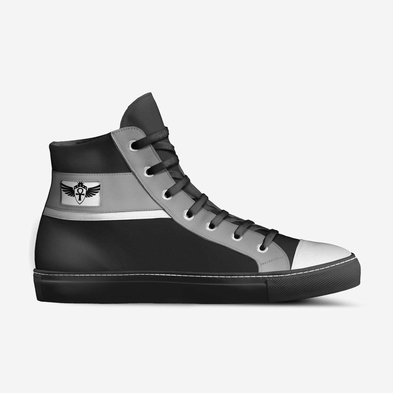 SS-J4 Hi custom made in Italy shoes by Michael Jones | Side view